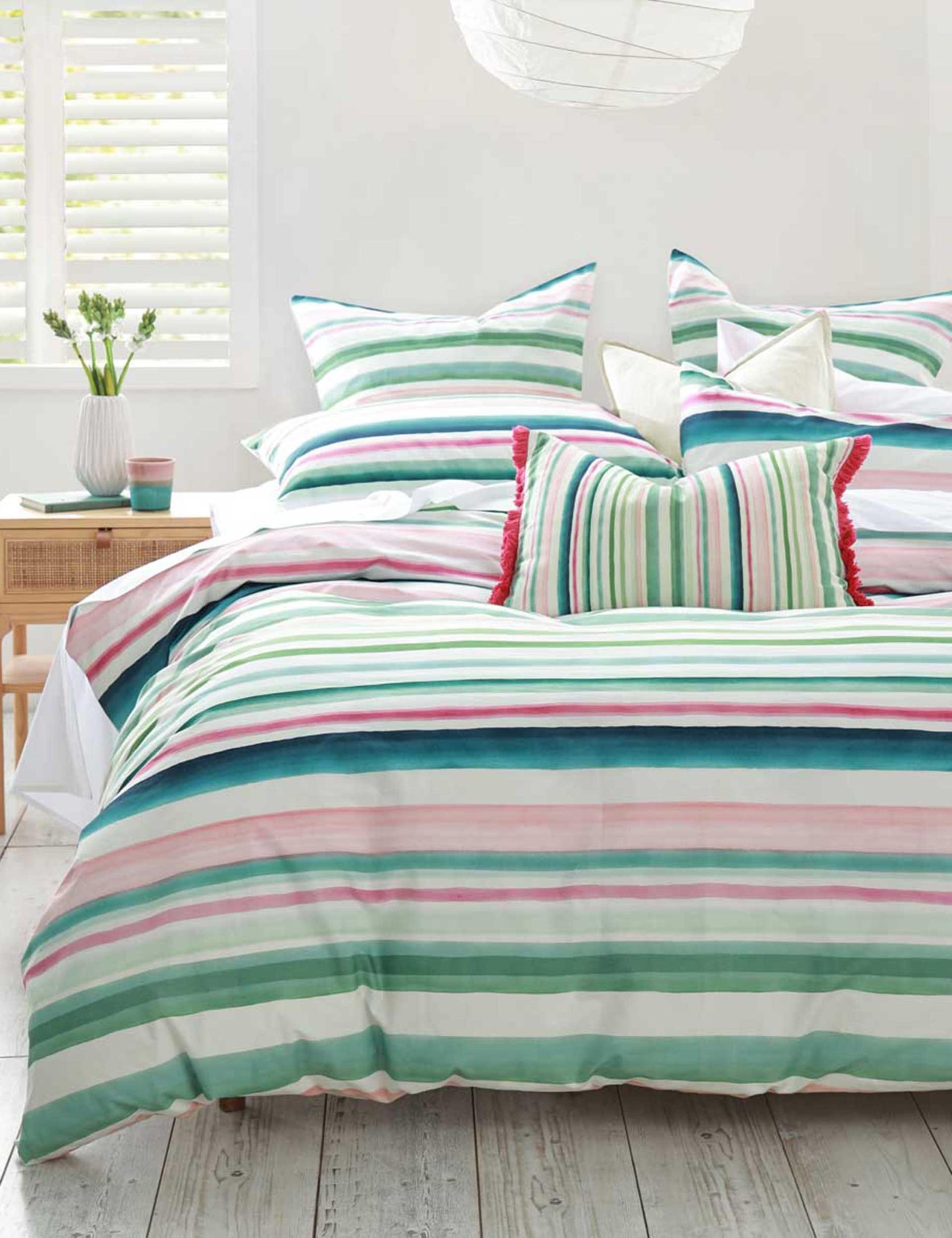 Pure Cotton Floral Reversible Bedding Set 3 of 3