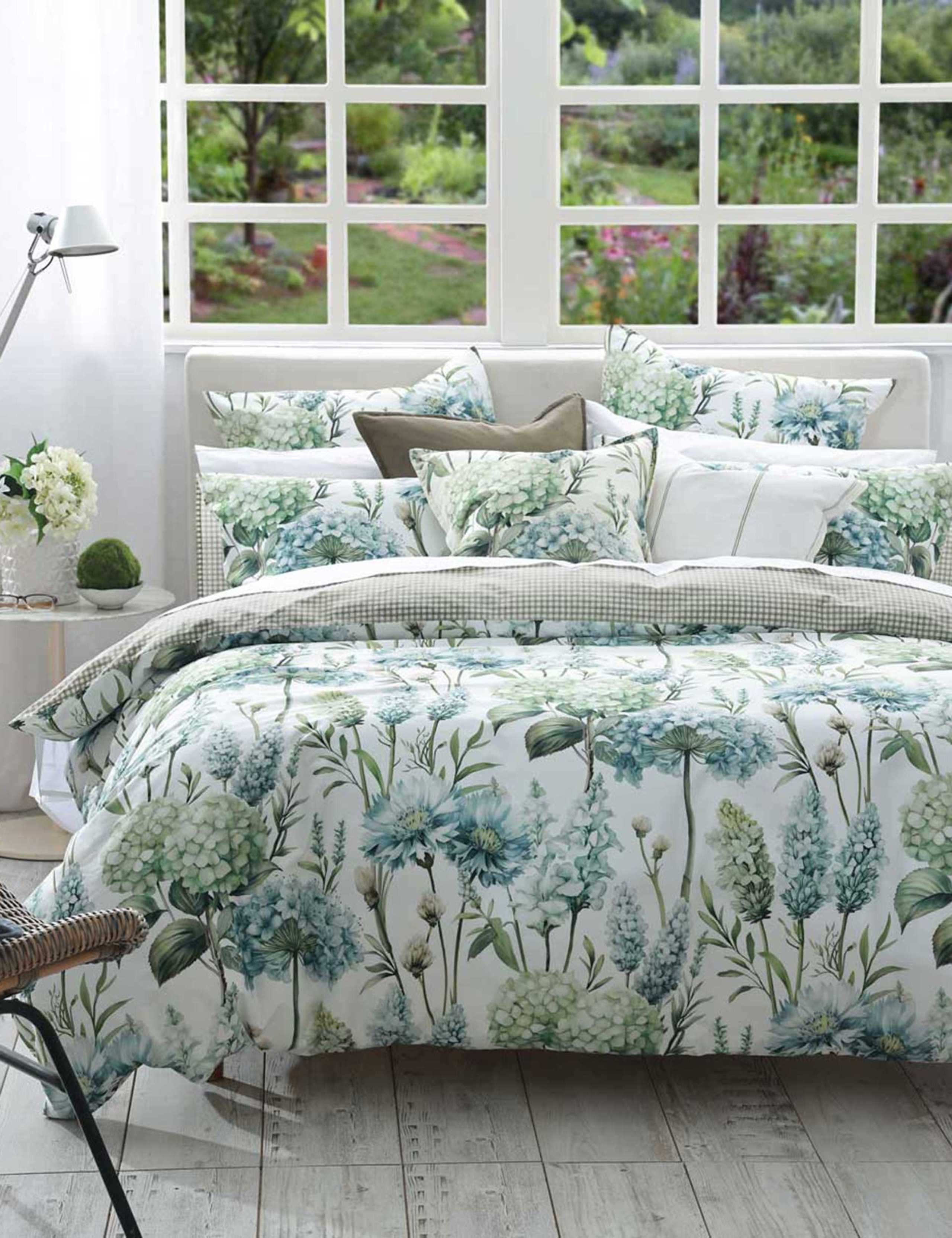 Pure Cotton Floral Reversible Bedding Set 1 of 3