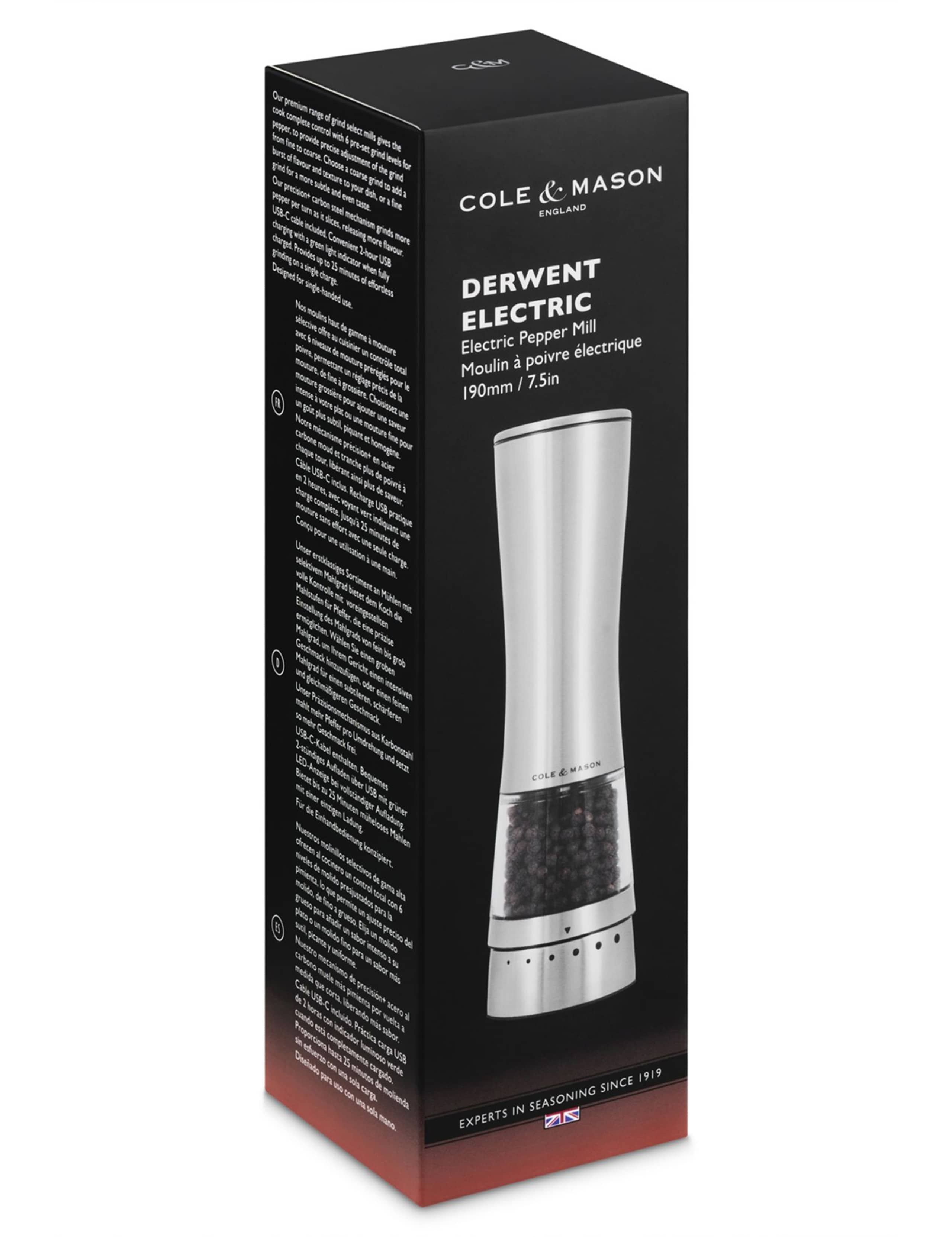 Rechargeable Stainless Steel Pepper Mill 6 of 7