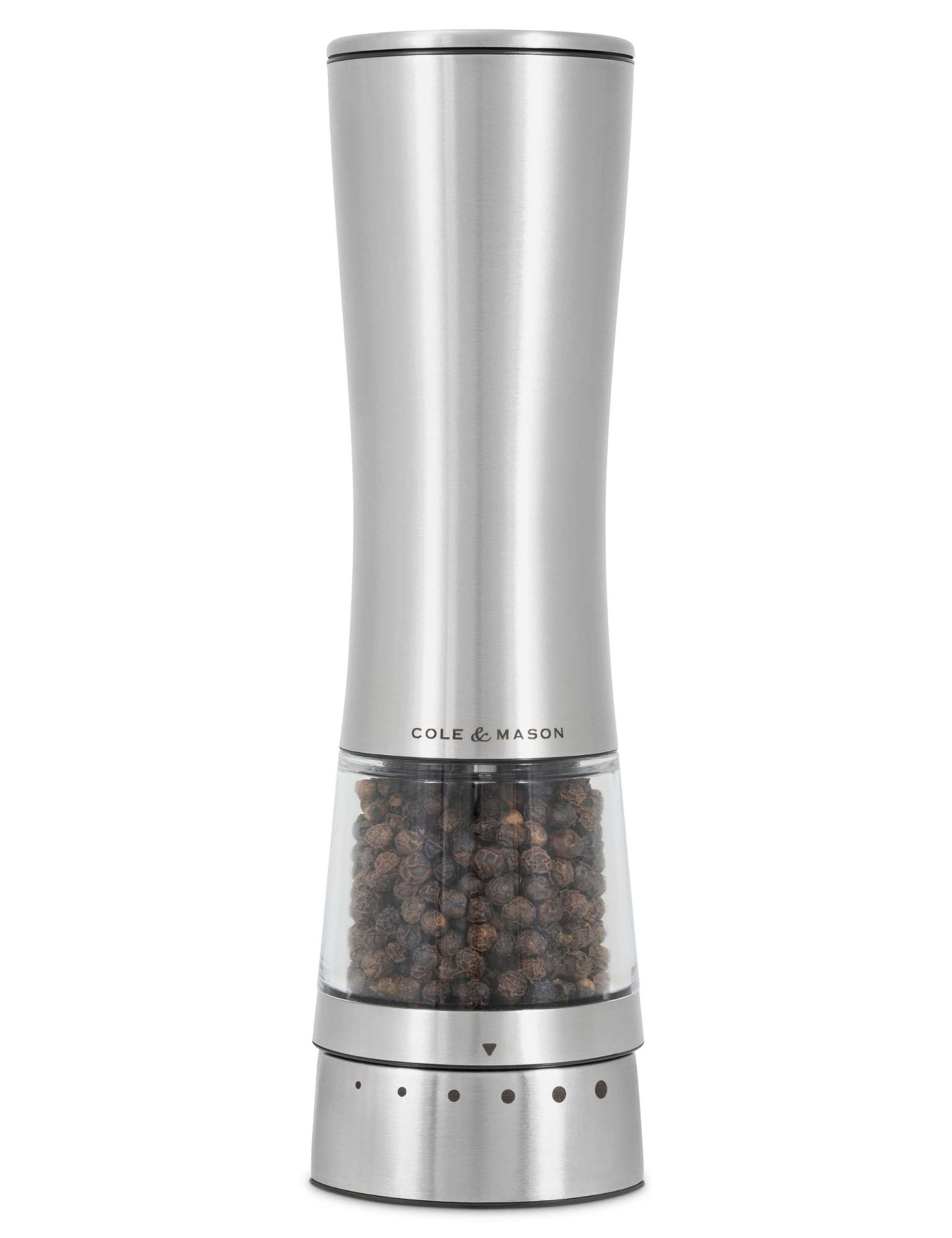 Rechargeable Stainless Steel Pepper Mill 2 of 7