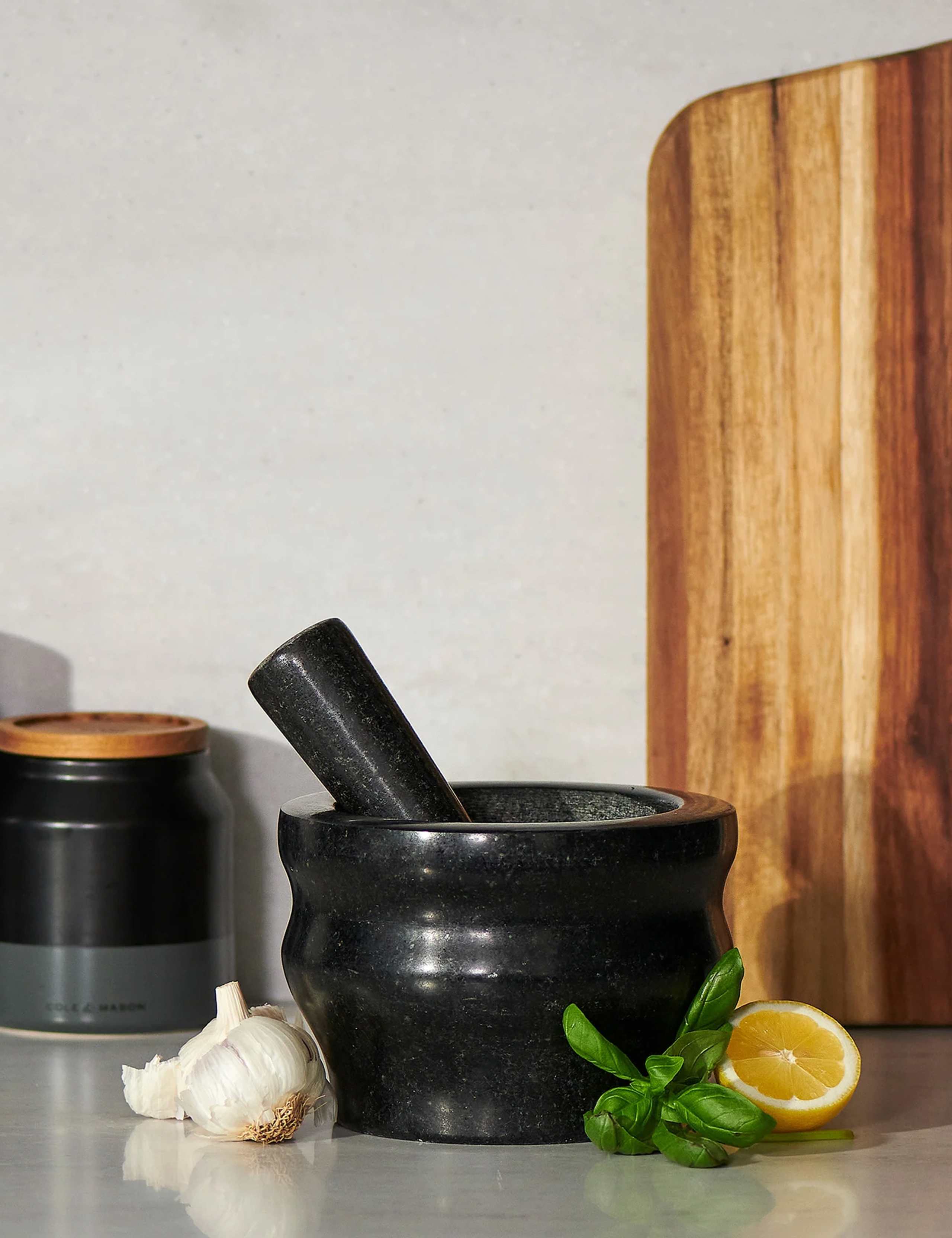 Polished Granite Pestle And Mortar 14cm 3 of 6