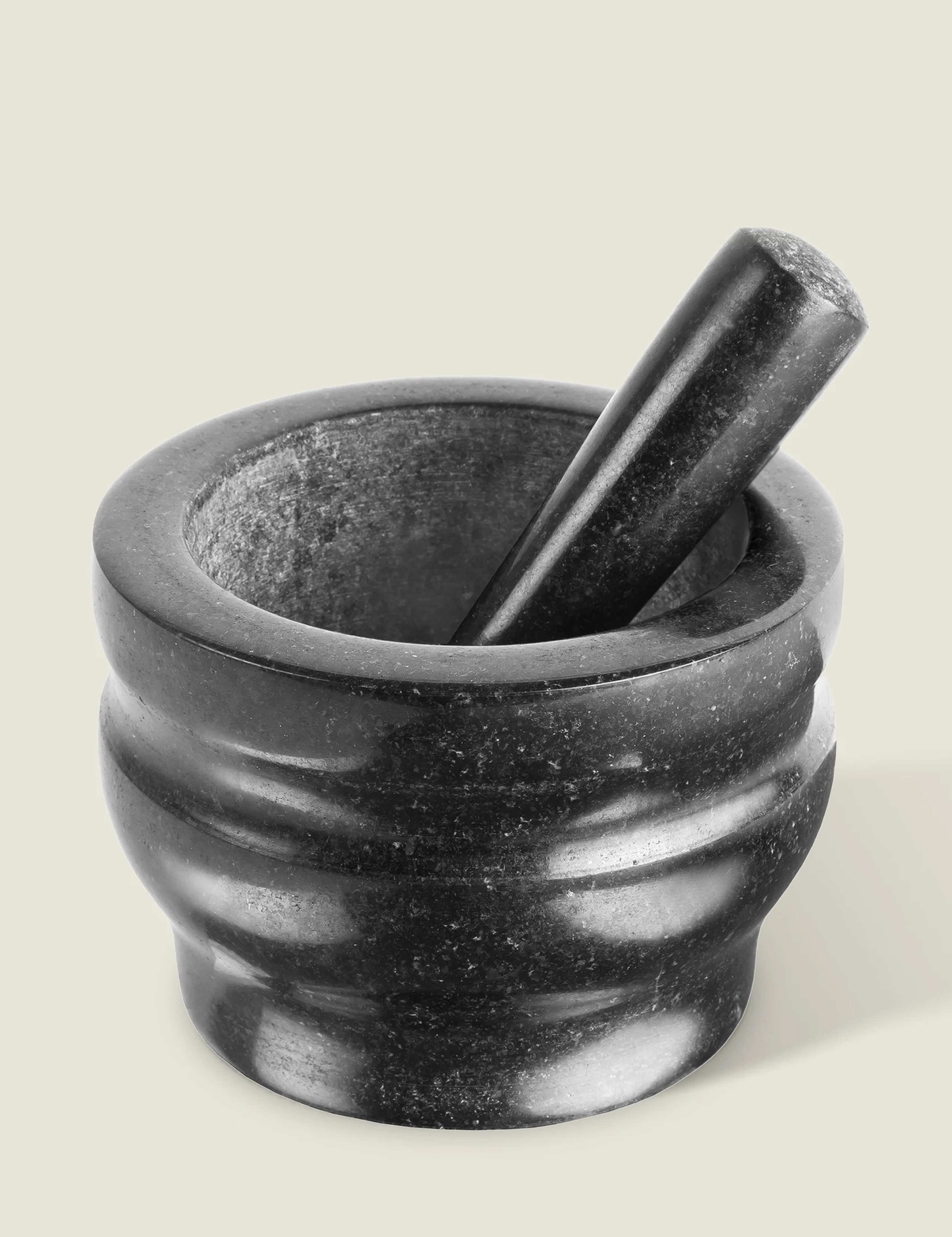 Polished Granite Pestle And Mortar 14cm 2 of 6
