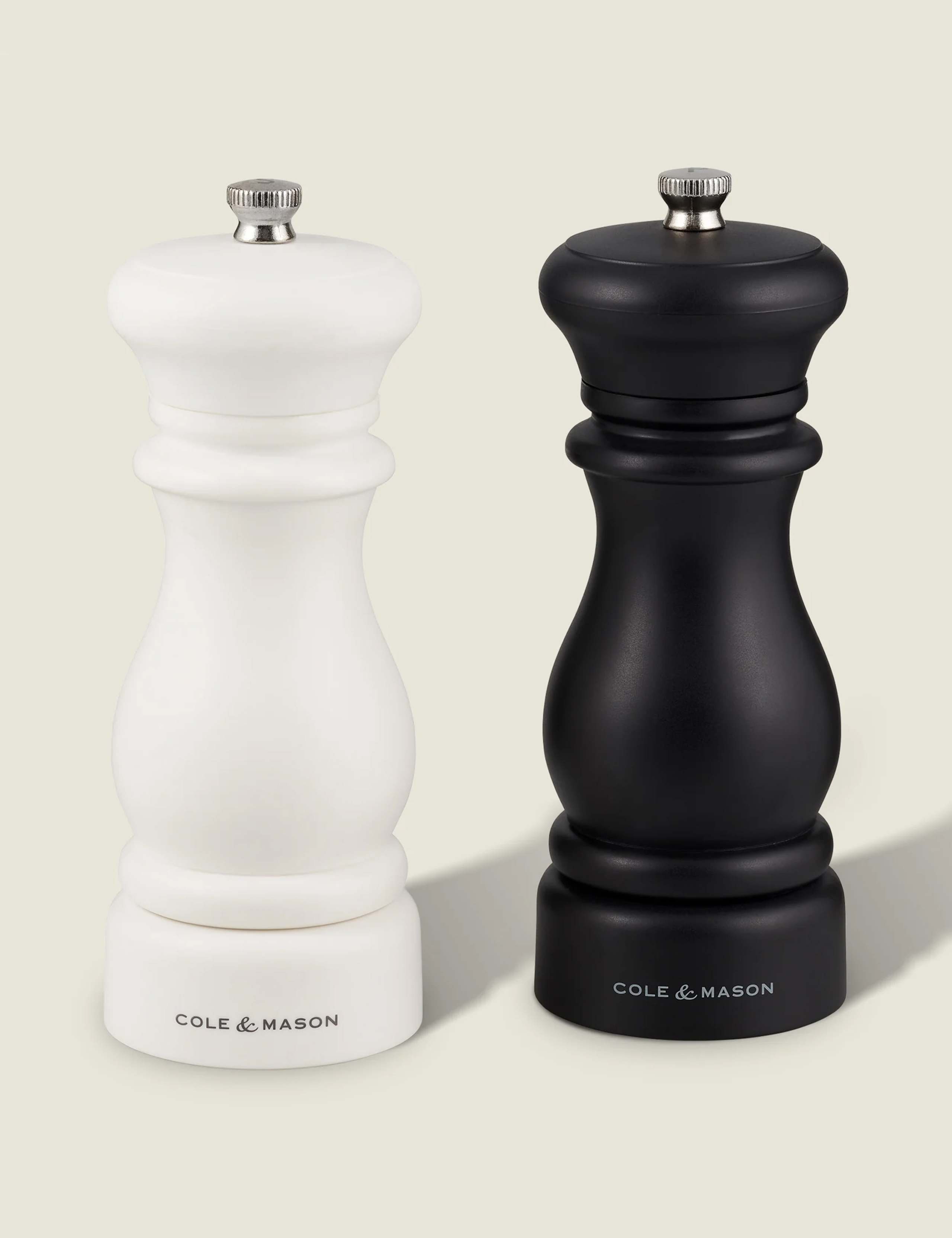 Stainless Steel Salt & Pepper Mill Set 2 of 5