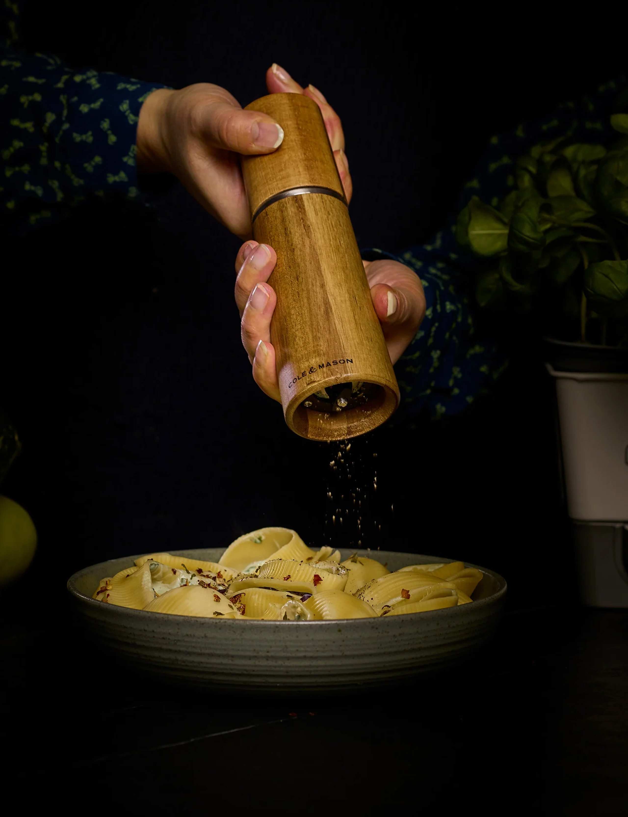 Acacia Wood Salt & Pepper Mill Set 4 of 5