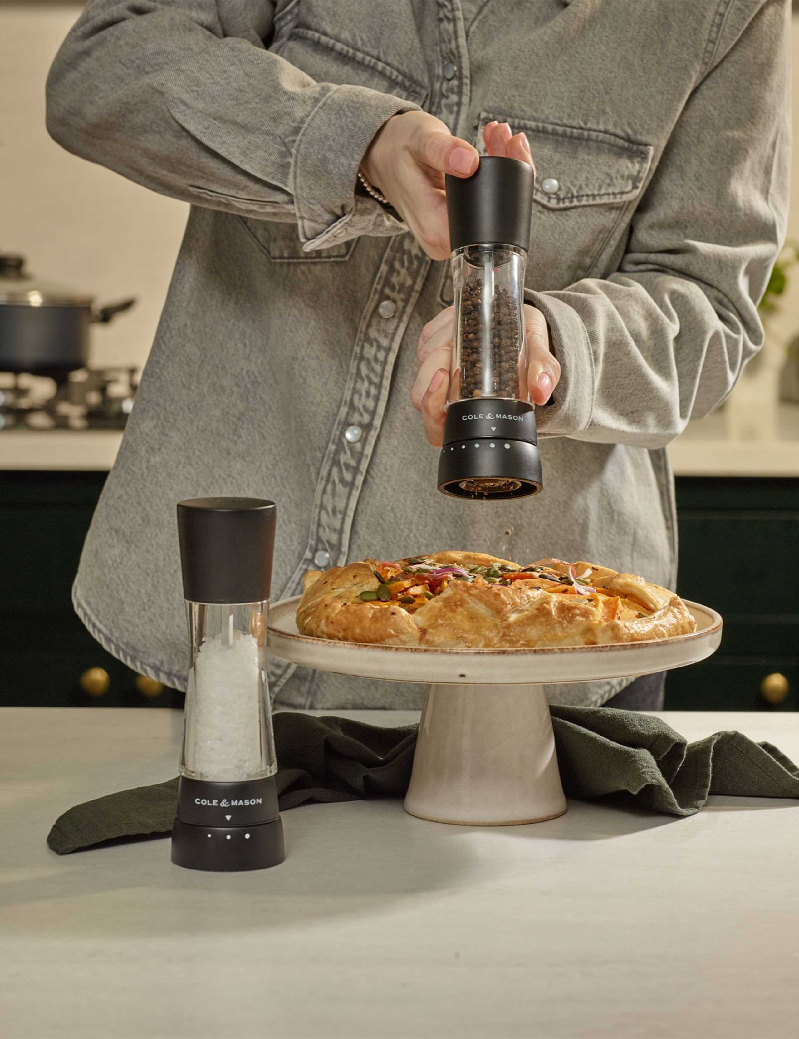 Stainless Steel Salt & Pepper Mill Set 190mm 4 of 6