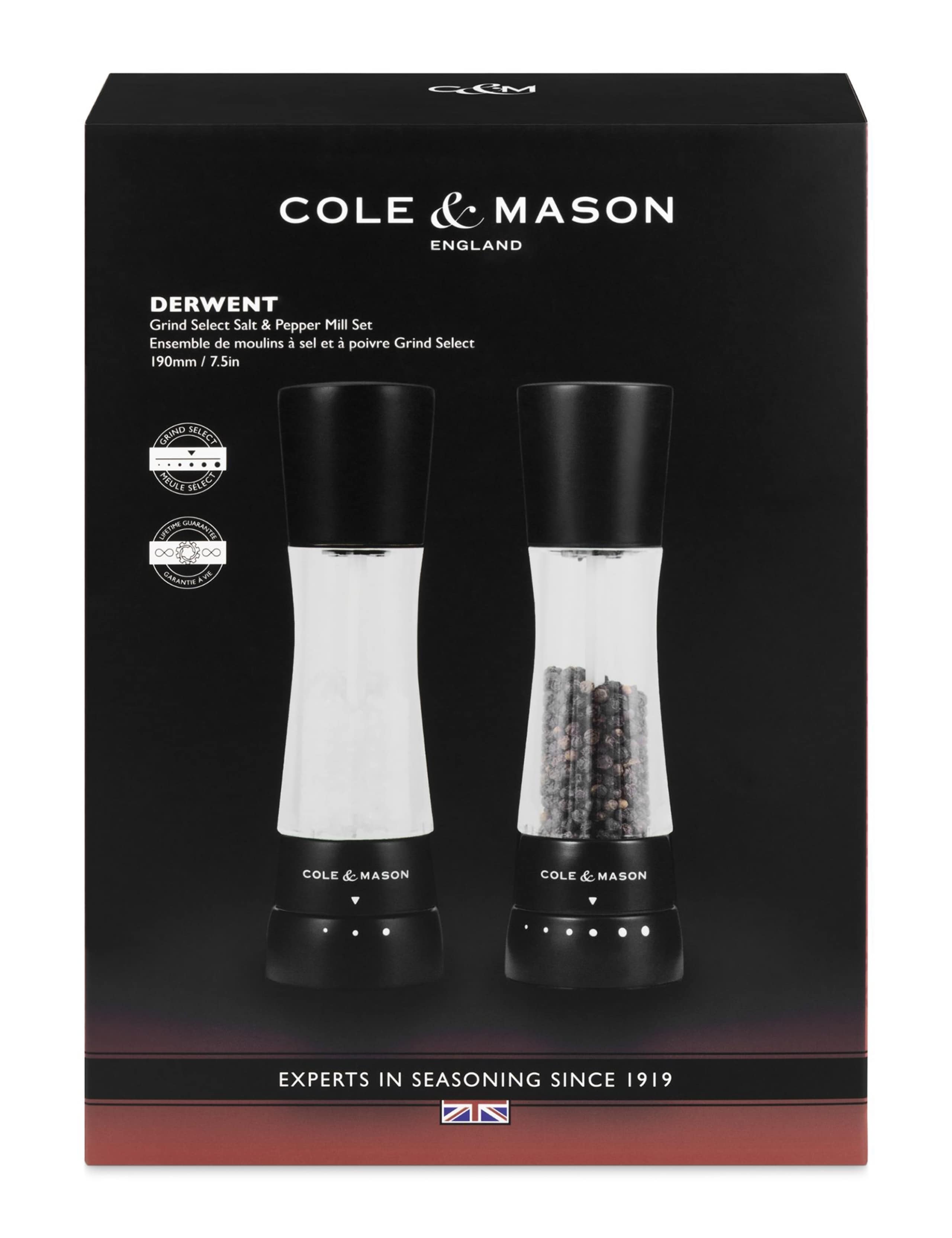 Stainless Steel Salt & Pepper Mill Set 190mm 6 of 6