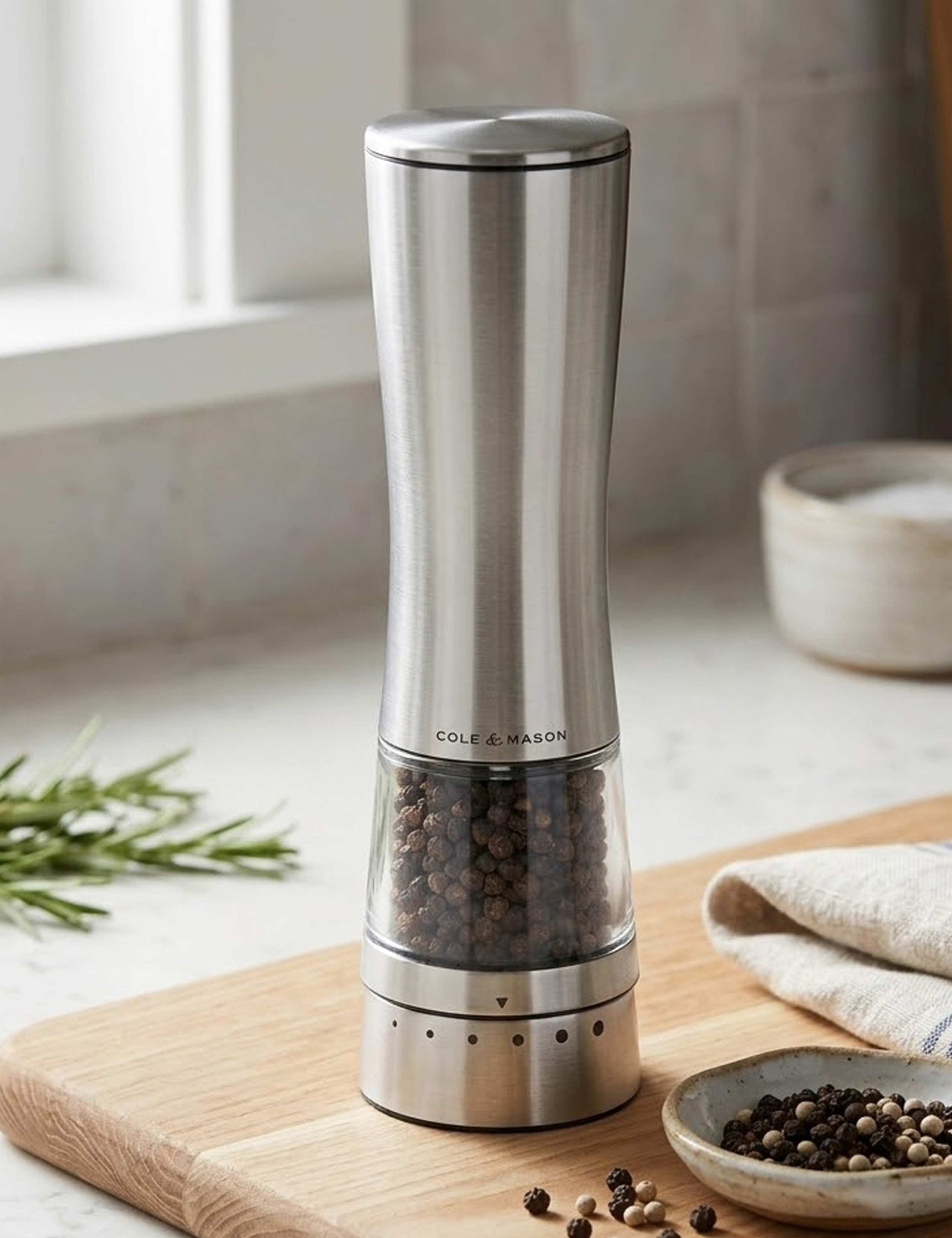 Electric Stainless Steel Salt & Pepper Mill 6 of 9
