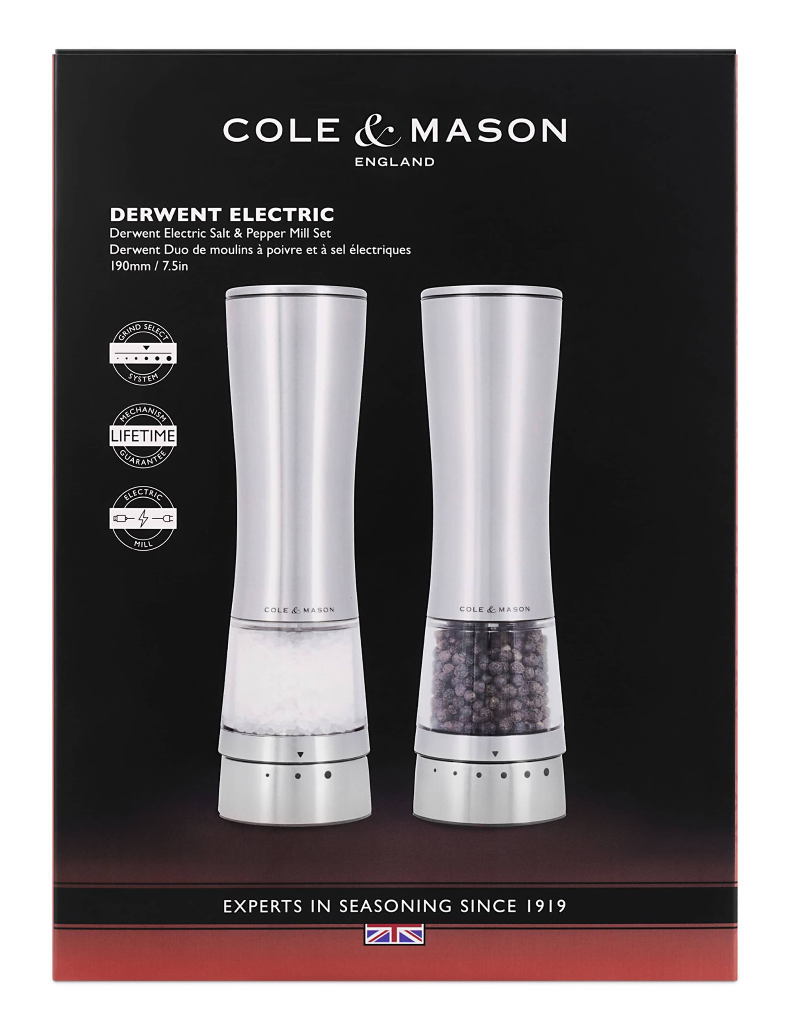 Electric Stainless Steel Salt & Pepper Mill 9 of 9