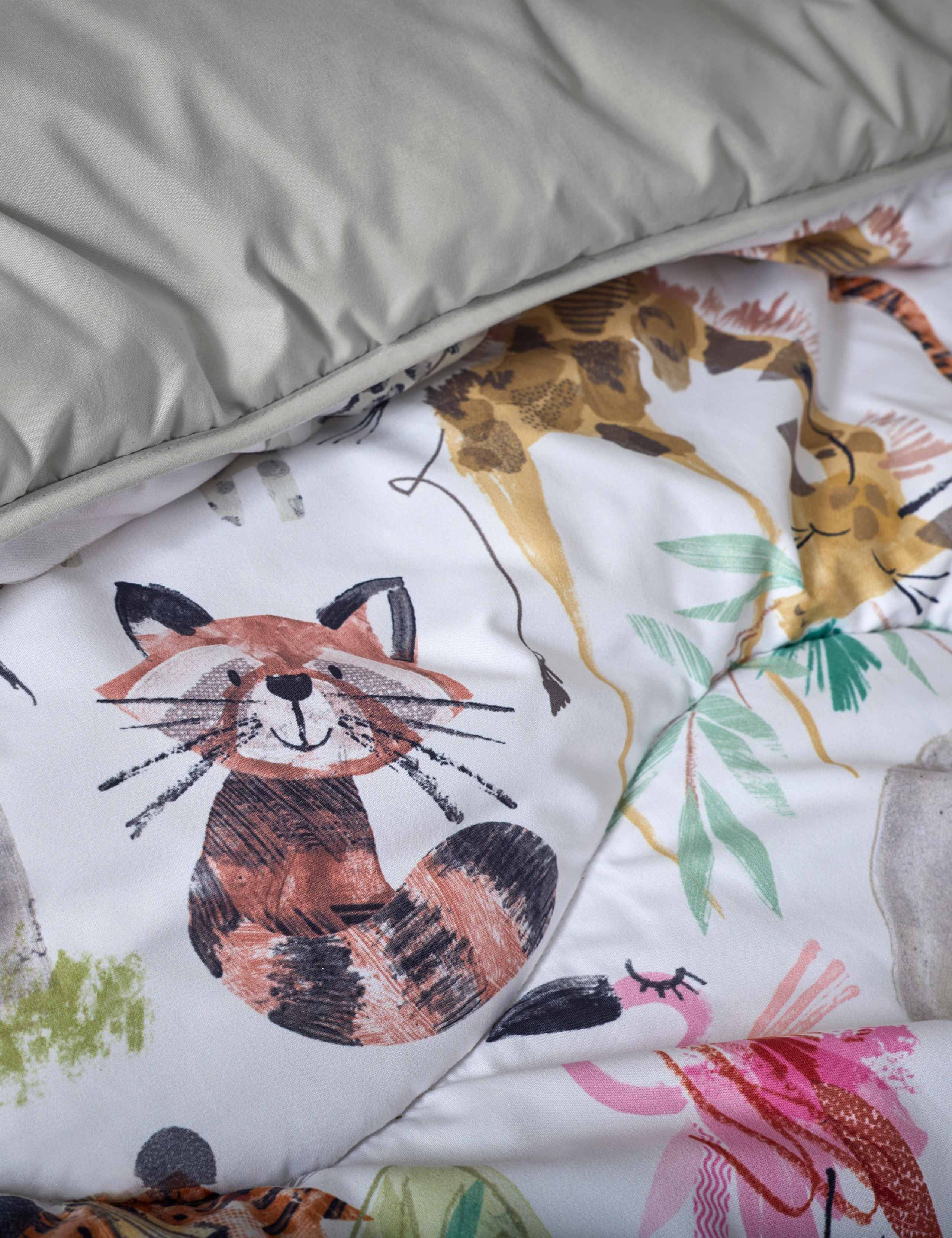 10.5 Tog Animal Print Coverless Duvet Set 4 of 7