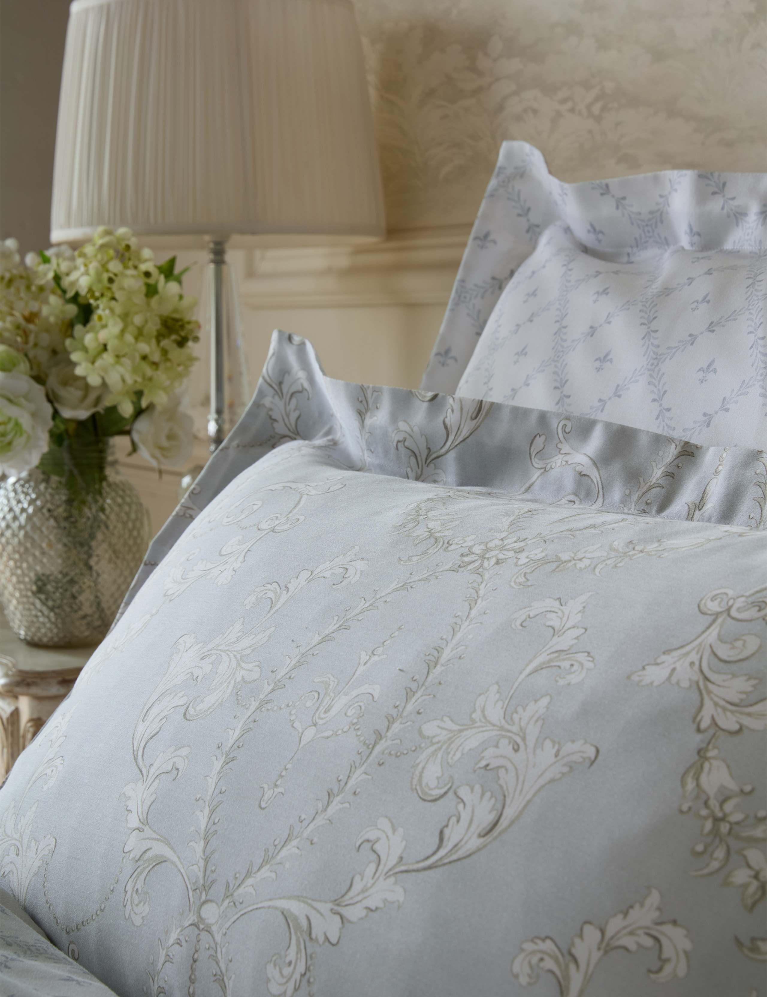 2 Pack Pure Cotton Sateen Tijou Pillowcases 3 of 3