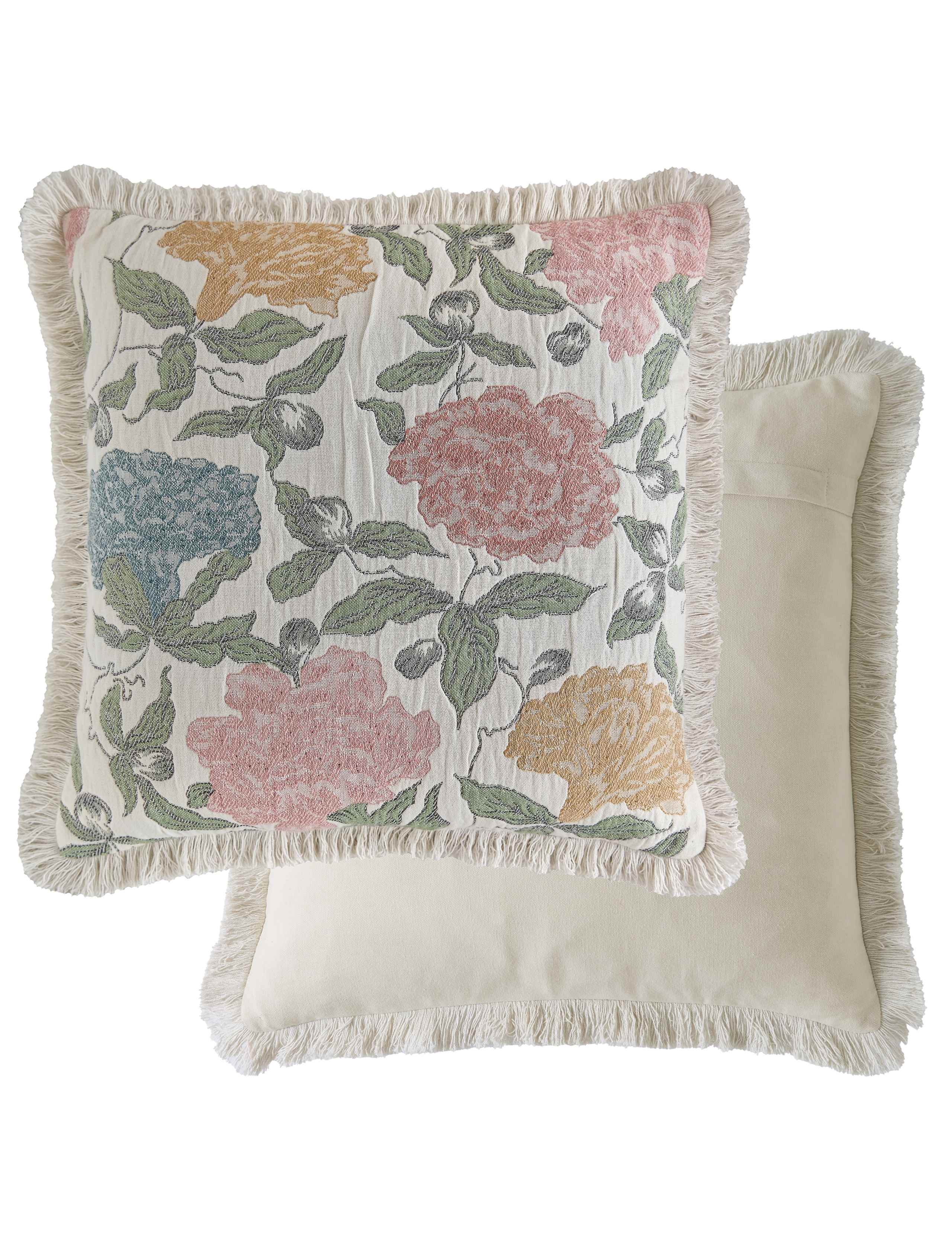 Pure Cotton Albert Jacquard Cushion 2 of 4