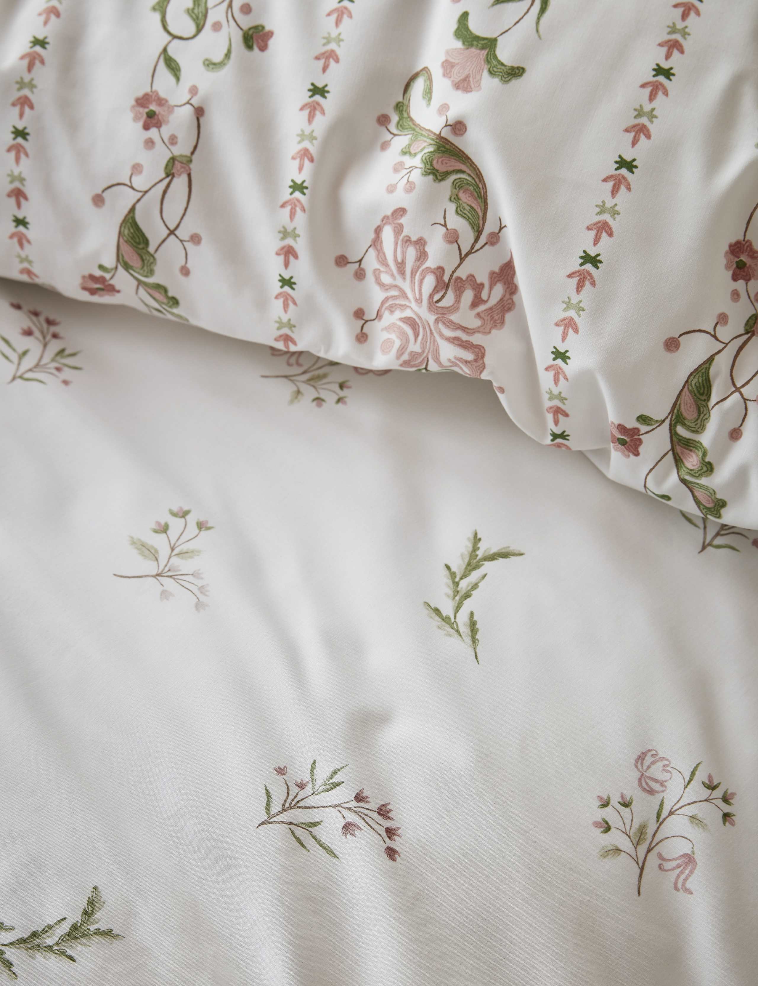 Pure Cotton Waistcoat Stripe Bedding Set 3 of 3