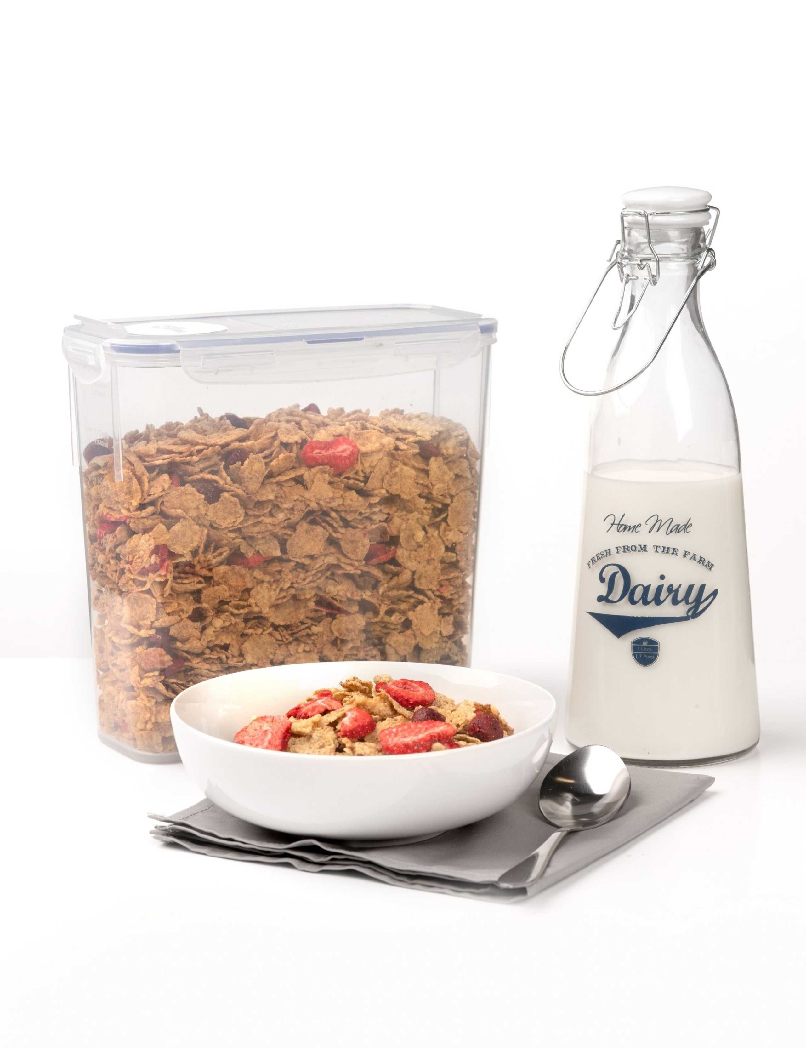 Set of 3 Airtight Cereal Storage Containers 3 of 3