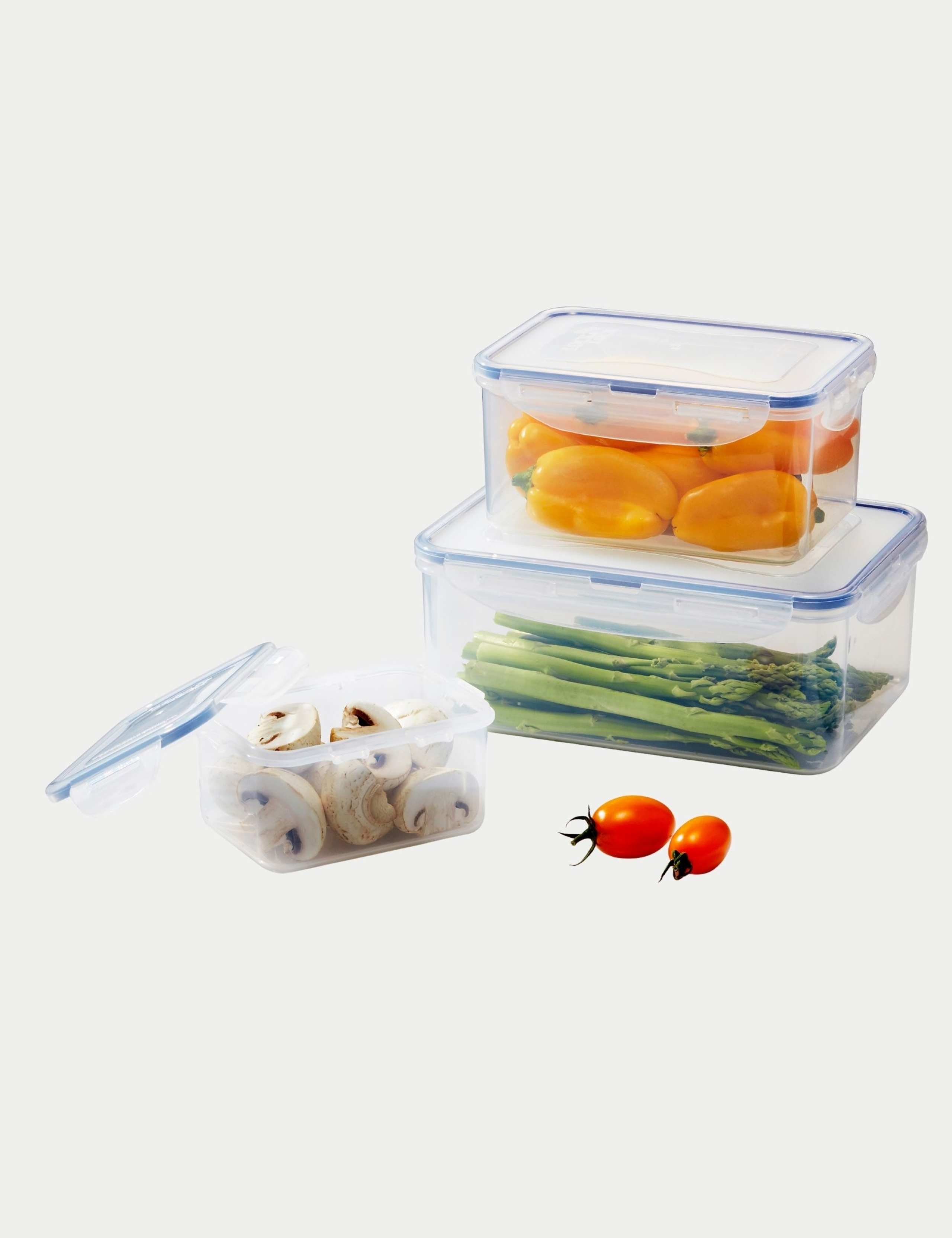 Set of 9 Rectangle Airtight Containers 2 of 2