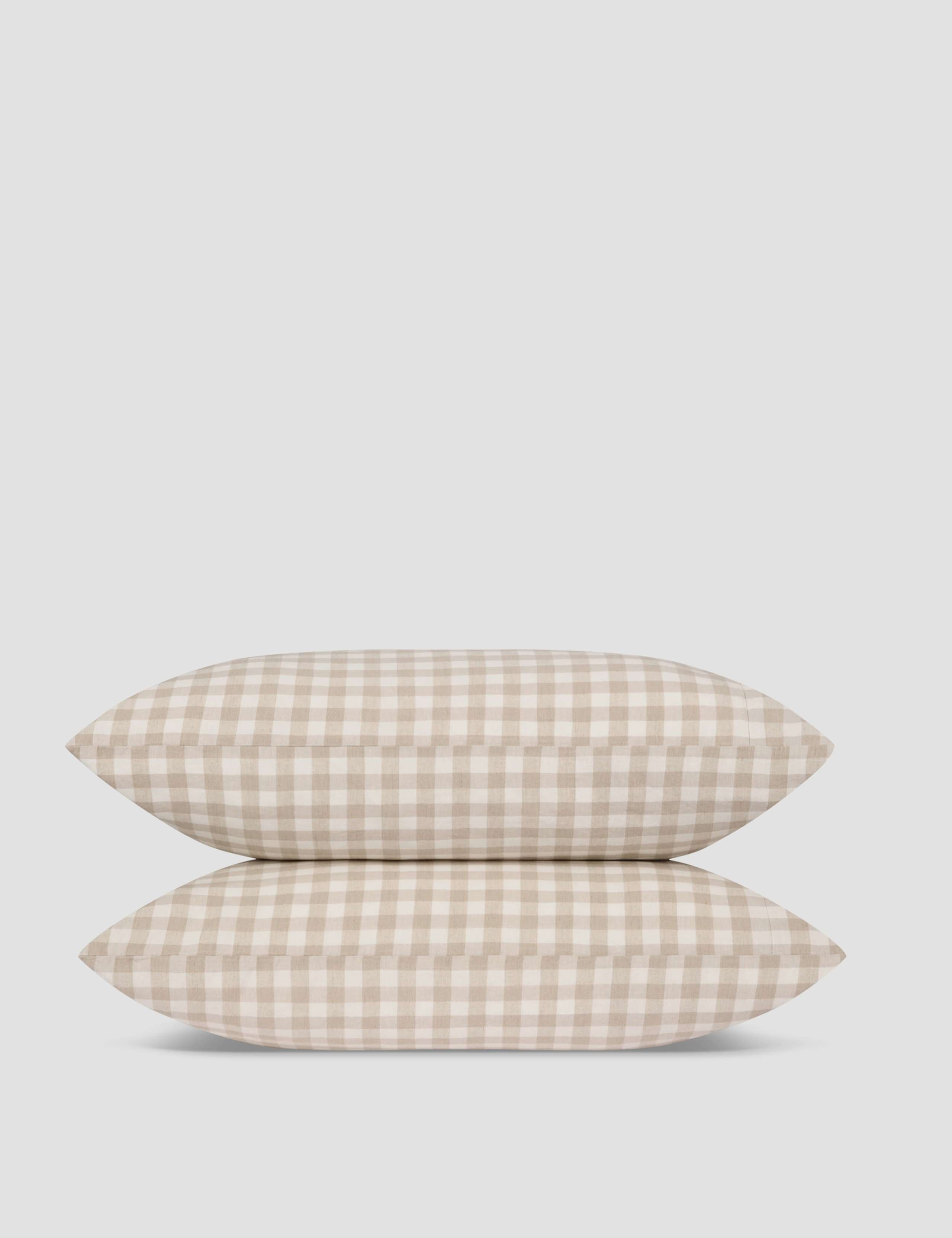 Linen Blend Gingham Pillowcase Pair 4 of 4