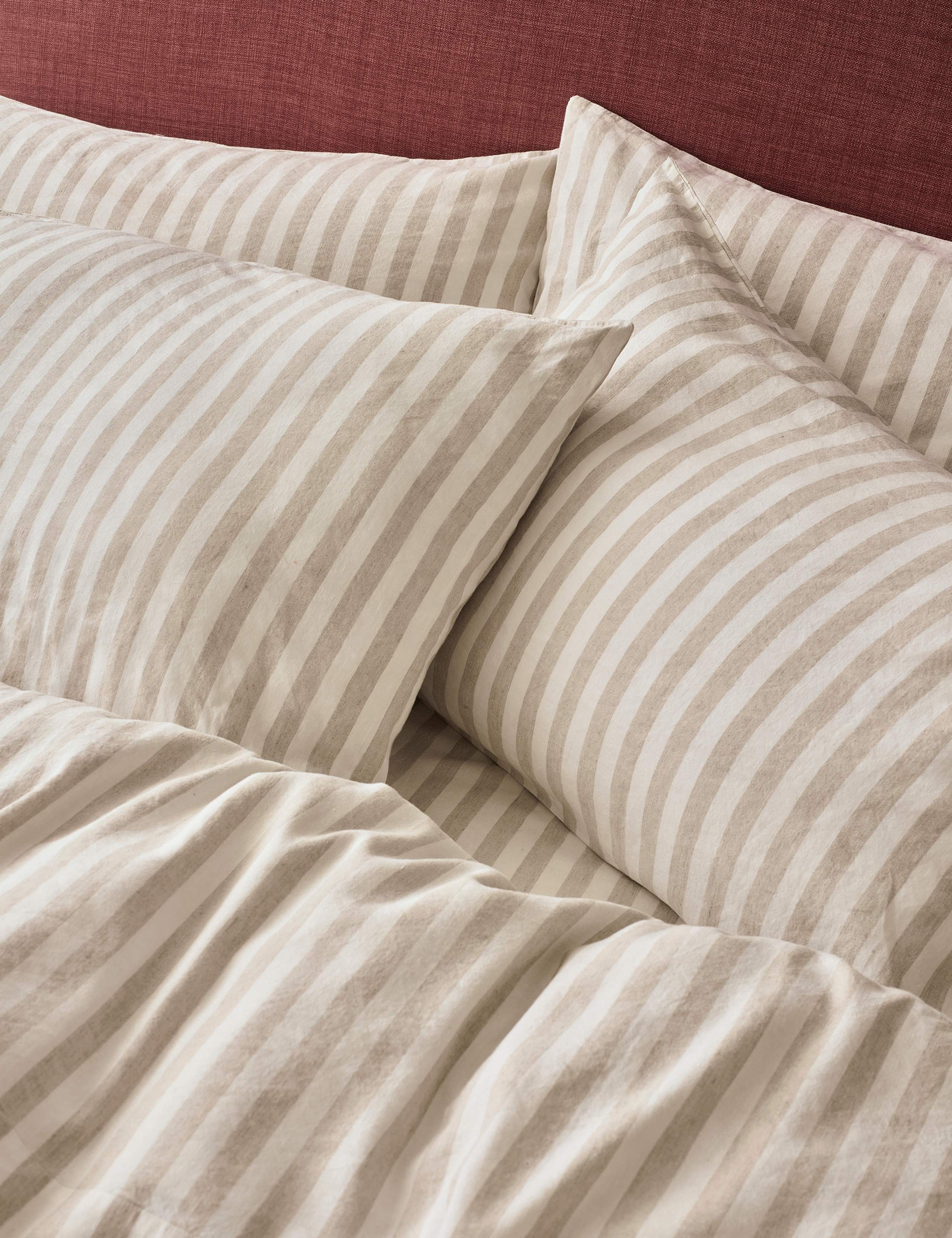 2pk Linen Rich Pembroke Pillowcase 2 of 4
