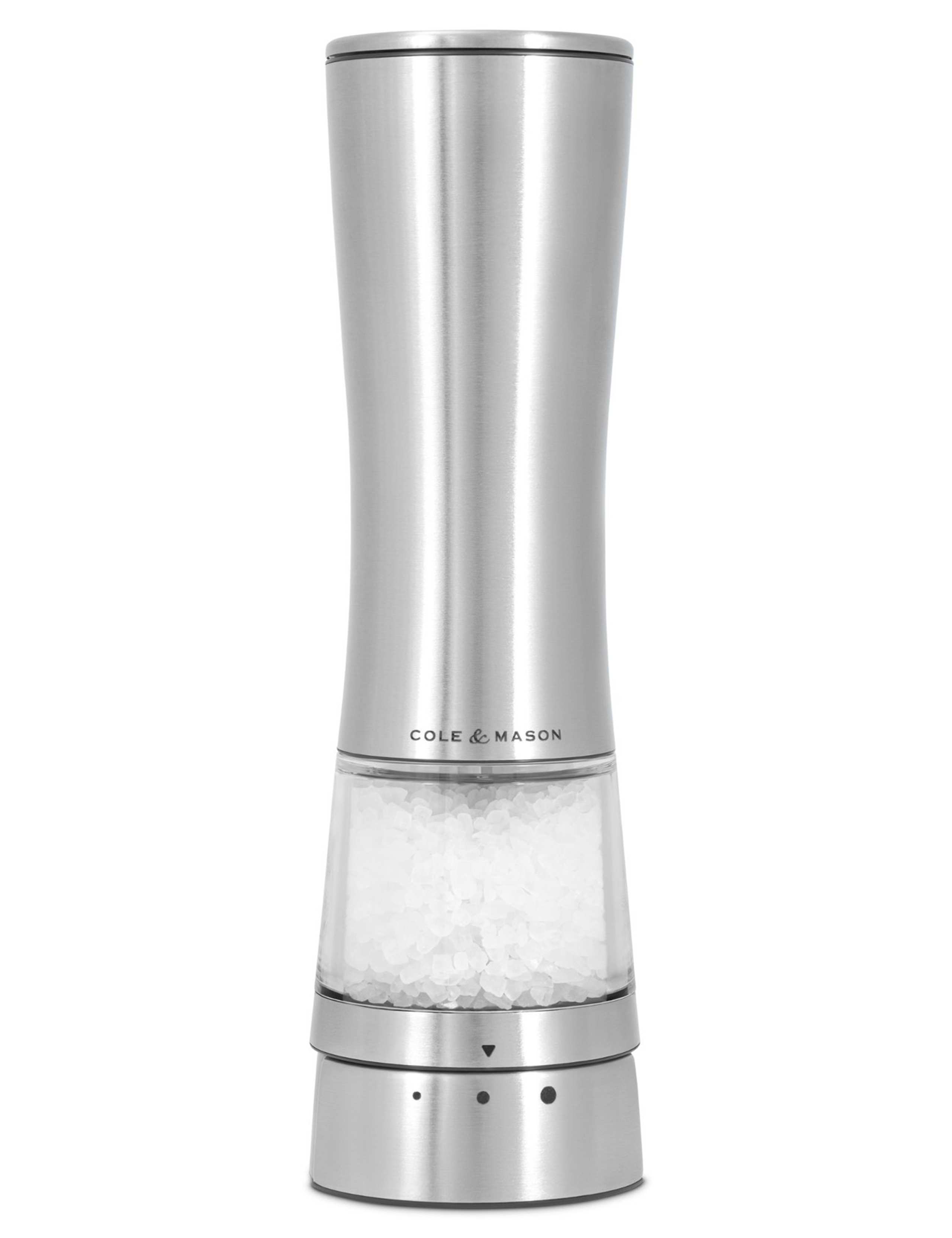 Rechargeable Stainless Steel Salt Mill 2 of 7