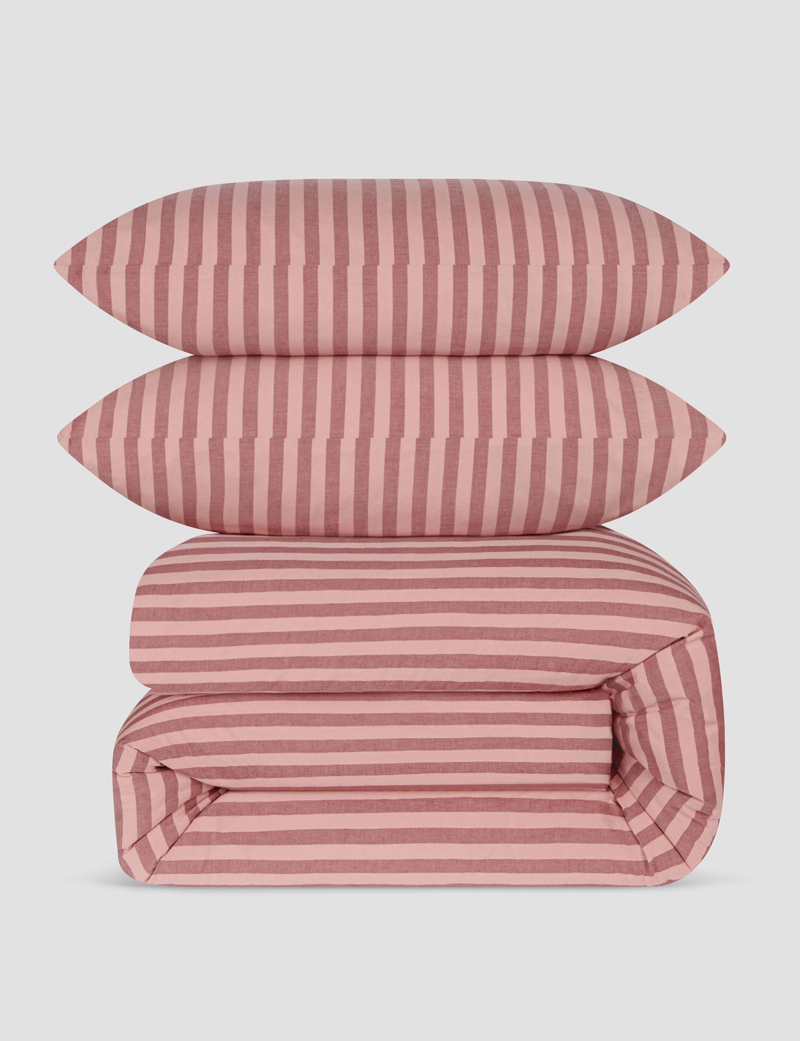 Pure Cotton Pembroke Stripe Bedding Set 3 of 3