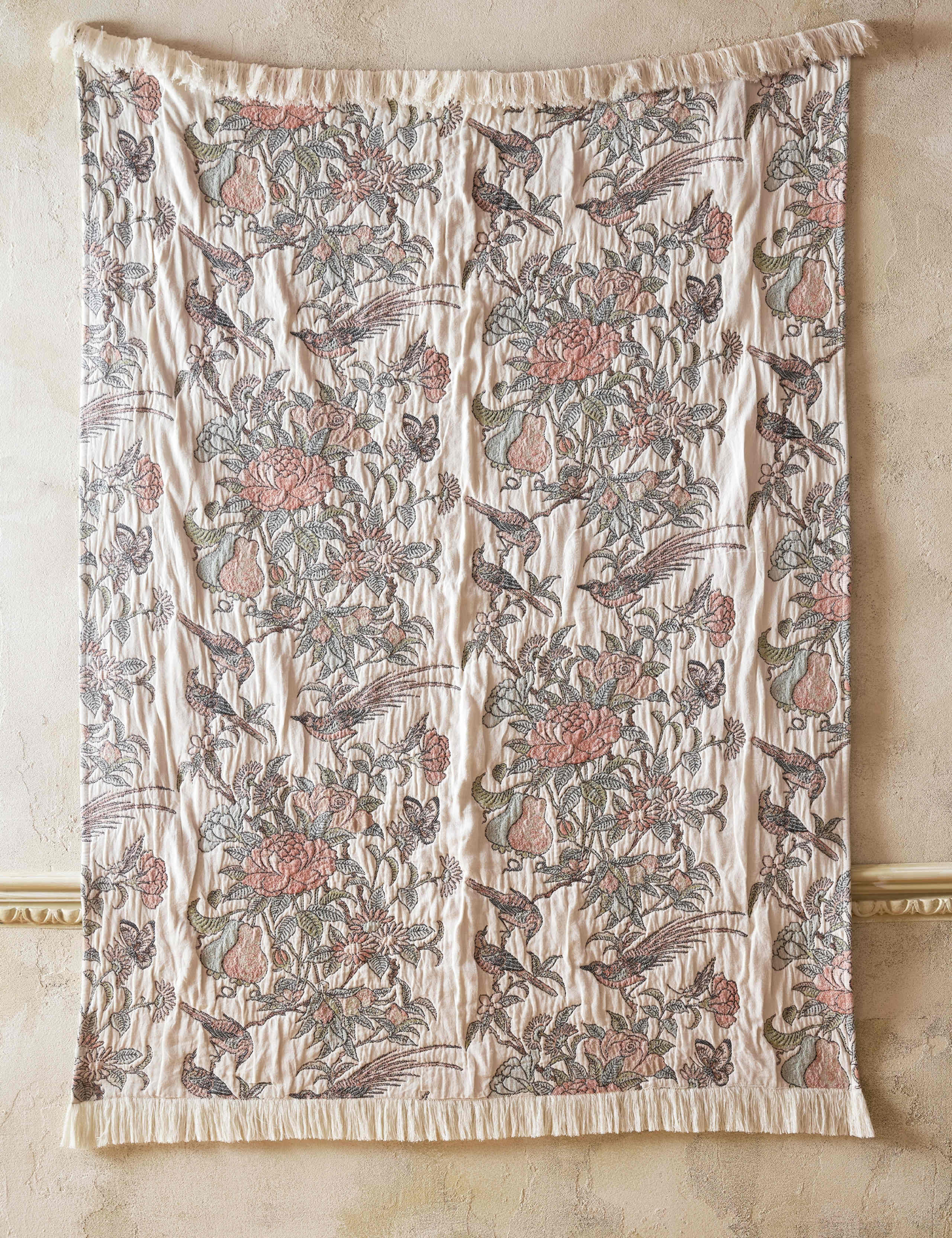Hampton Pure Cotton Patterned Throw 3 of 3