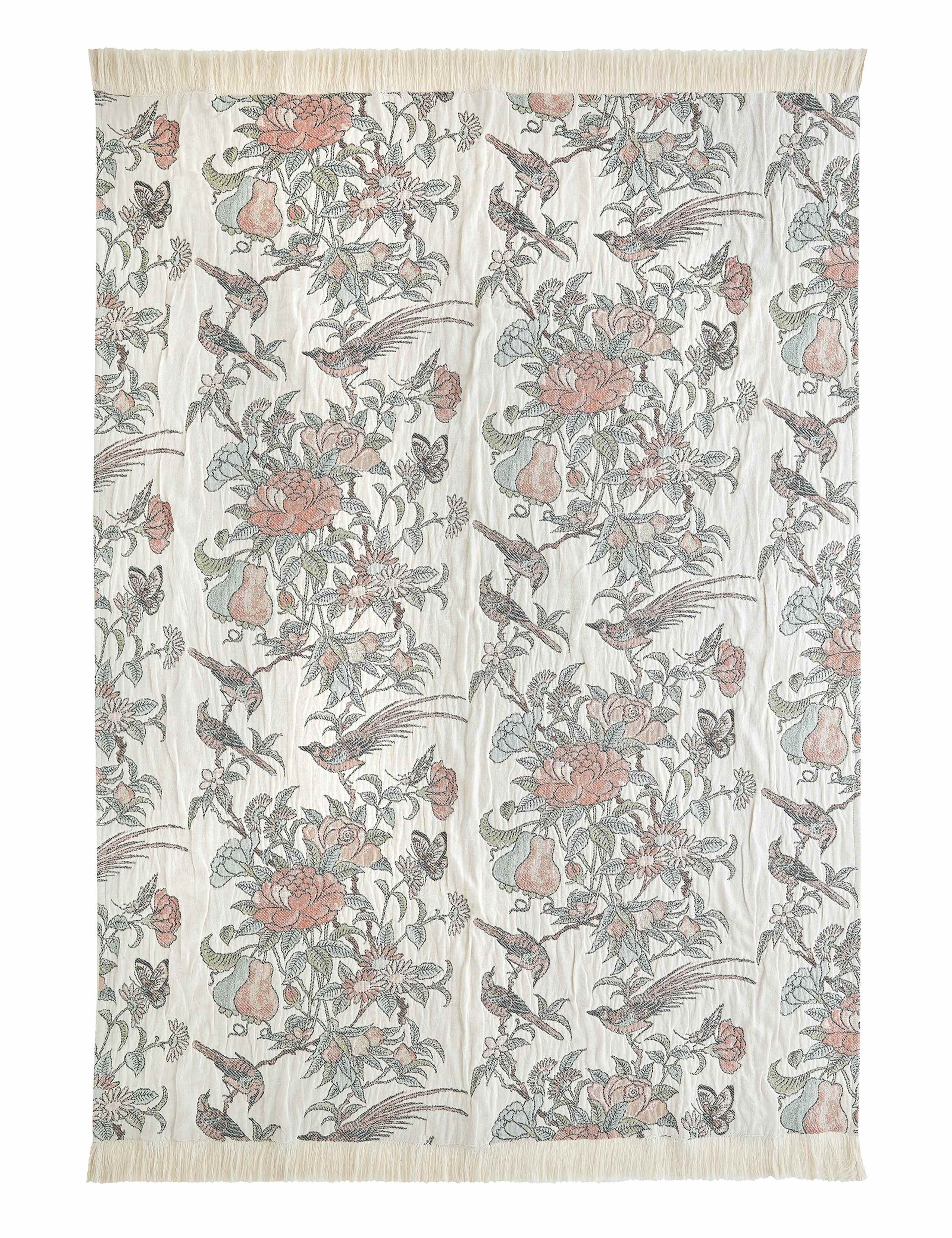 Hampton Pure Cotton Patterned Throw 2 of 3