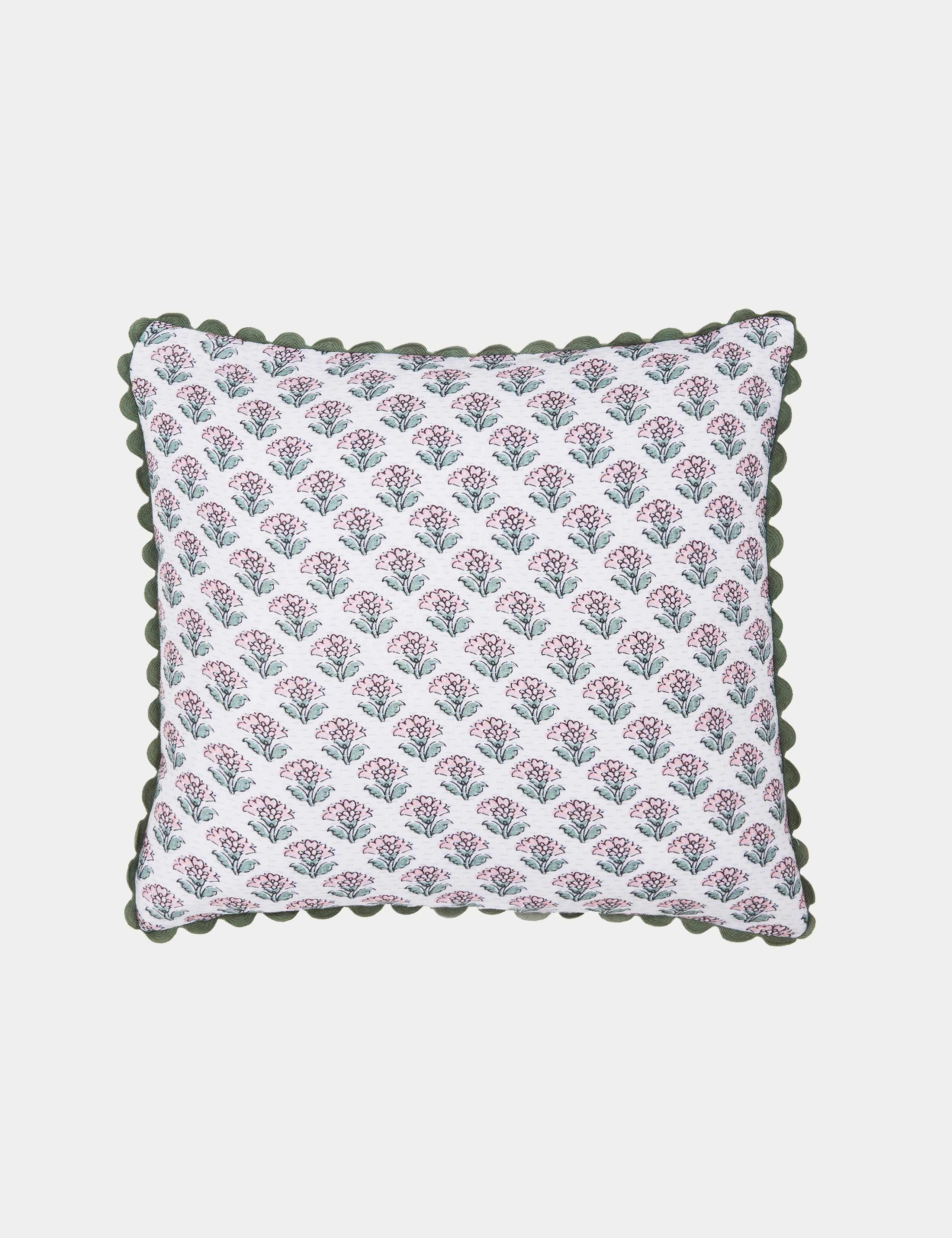 Pure Cotton Indienne Blockprint Cushion 1 of 1