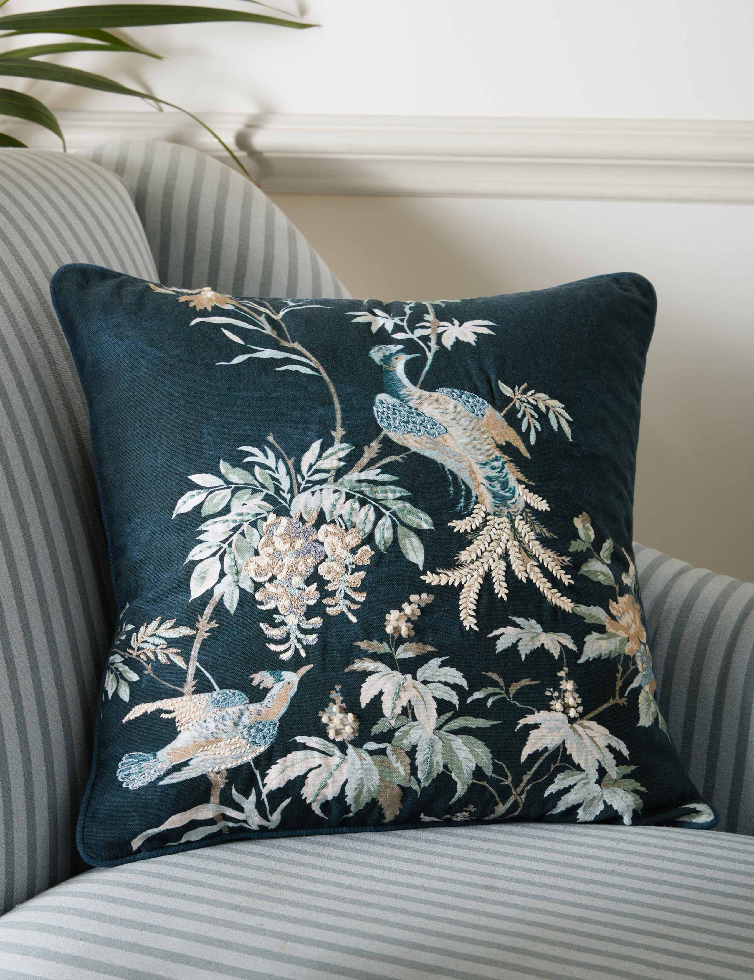 Attleton Floral Cushion 43x43cm 1 of 3