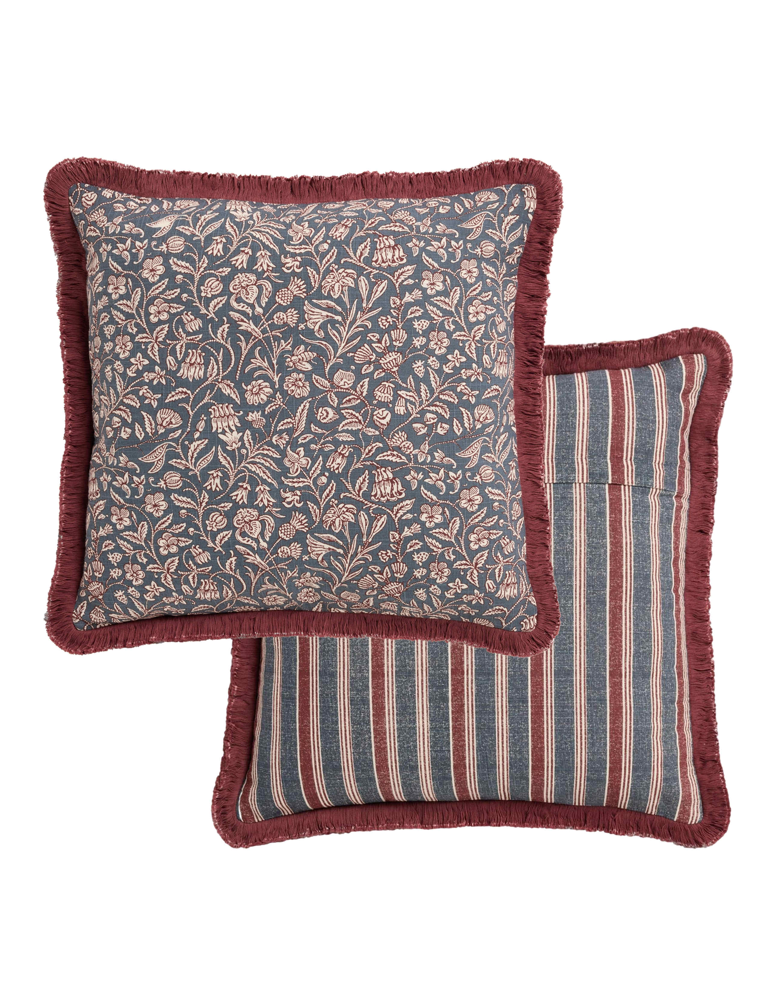Elmdon Cotton Square Cushion 2 of 3