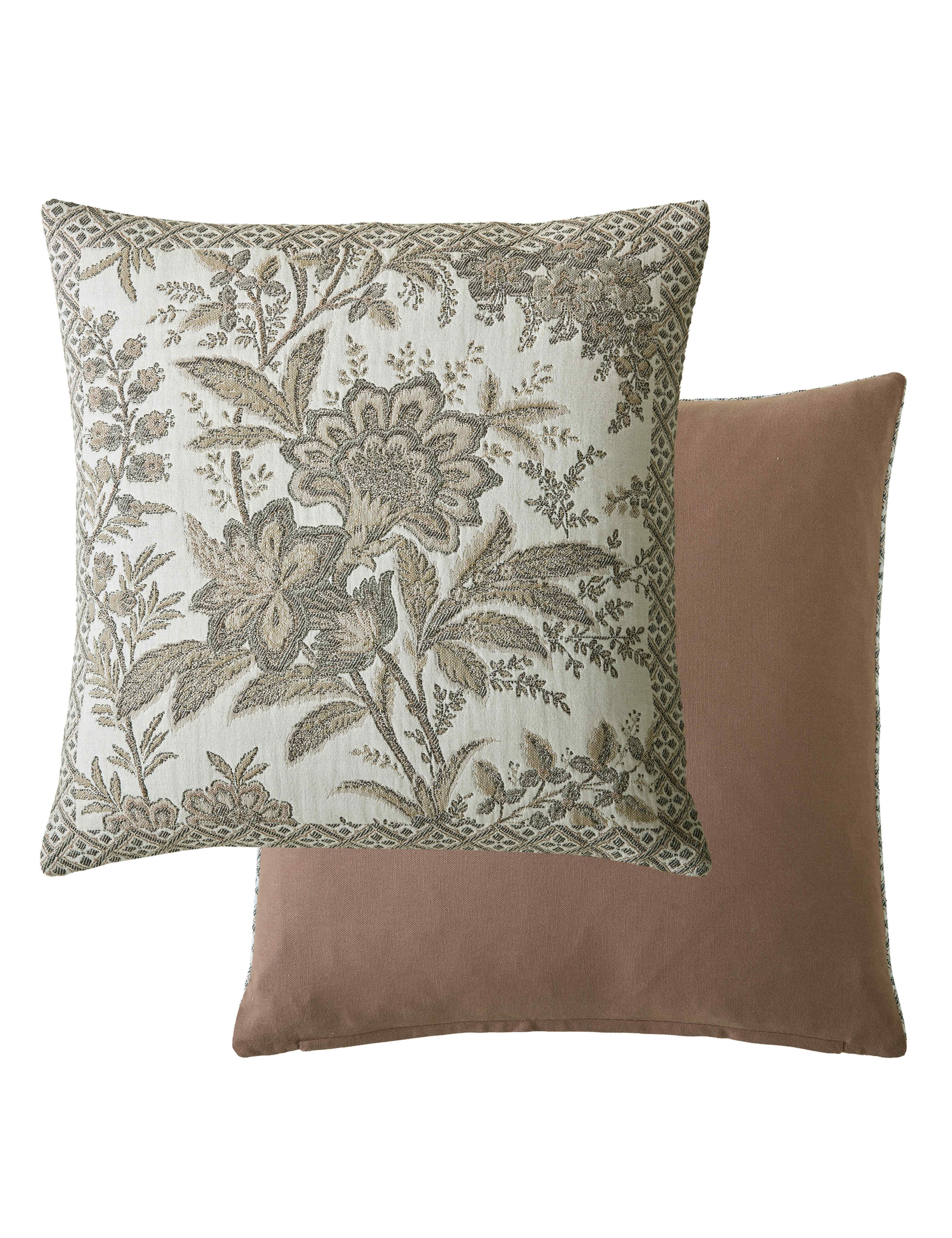 Marlbrook Floral Jacquard Cushion 2 of 3