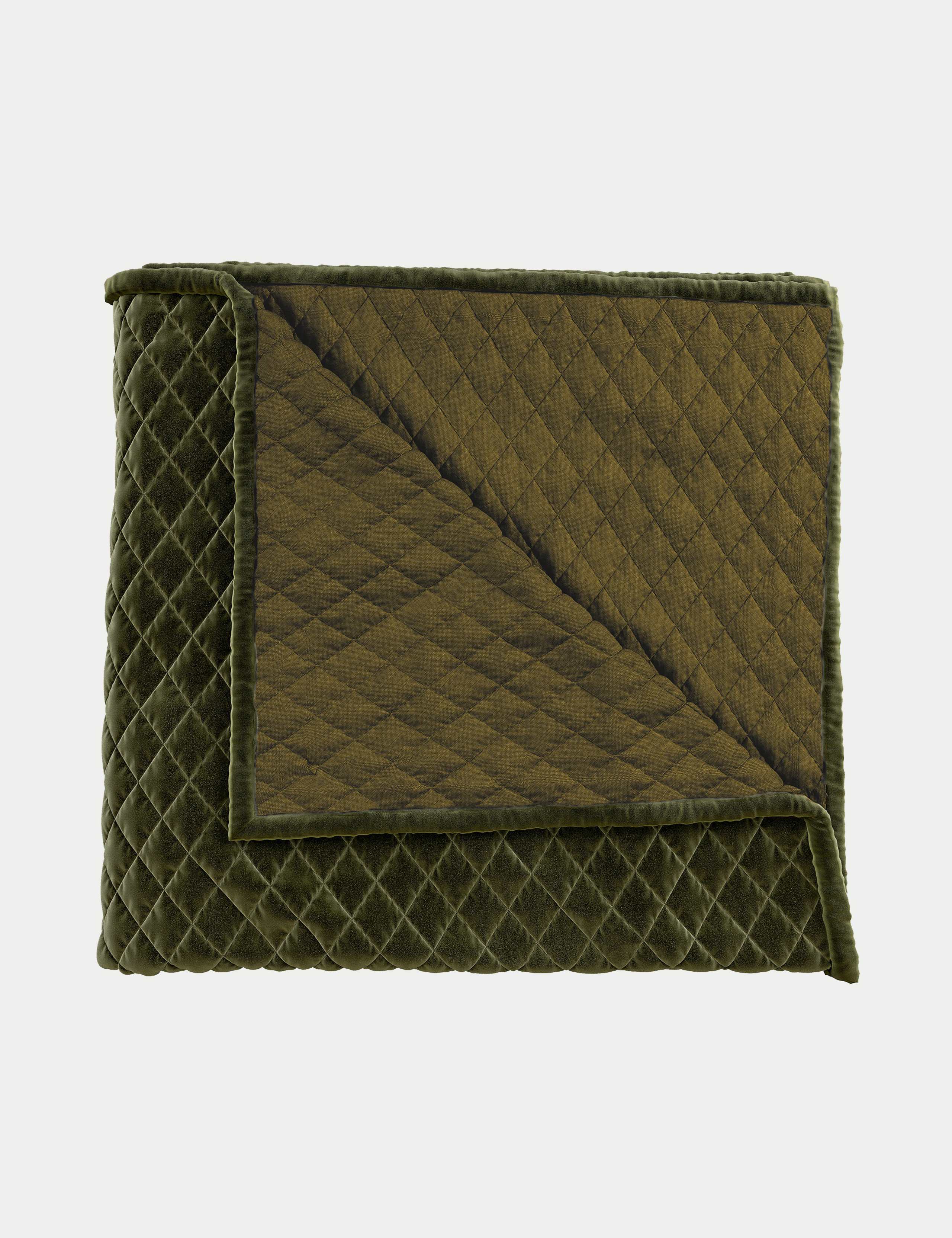 Velvet Clarence Quilted Throw 2 of 2