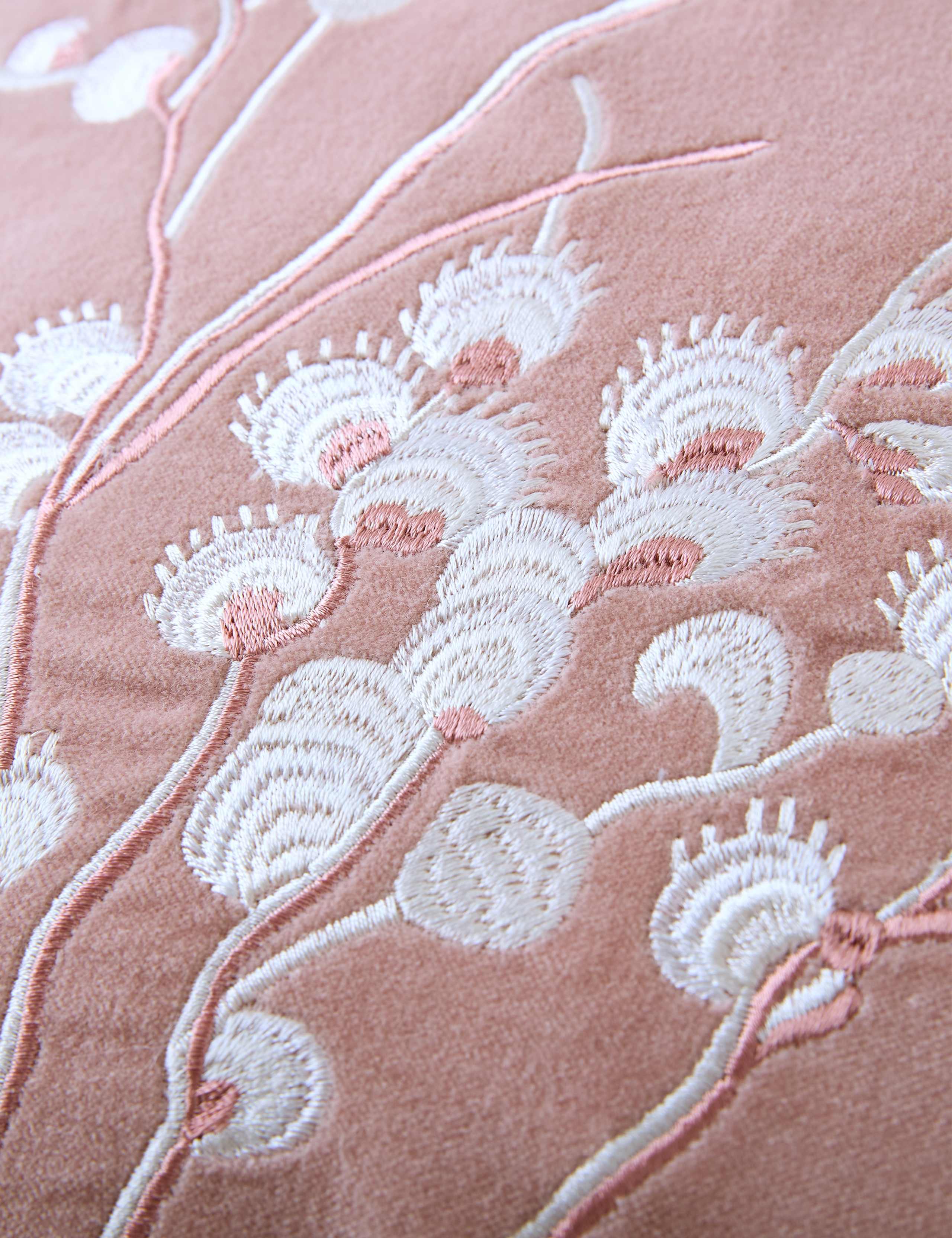 Pussy Willow Embroidered Cushion 3 of 3