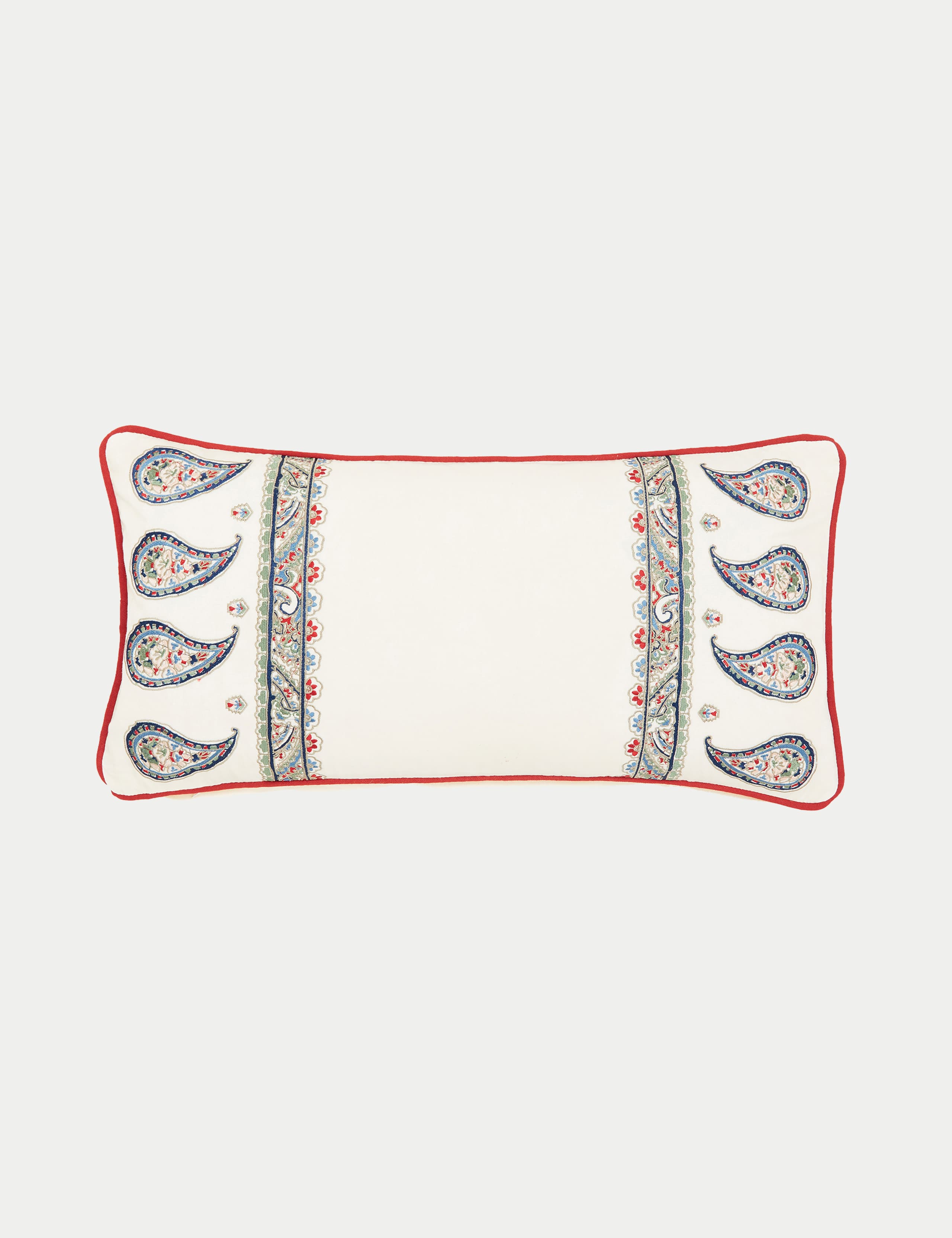 Pure Cotton Tapestry Paisley Cushion 1 of 5