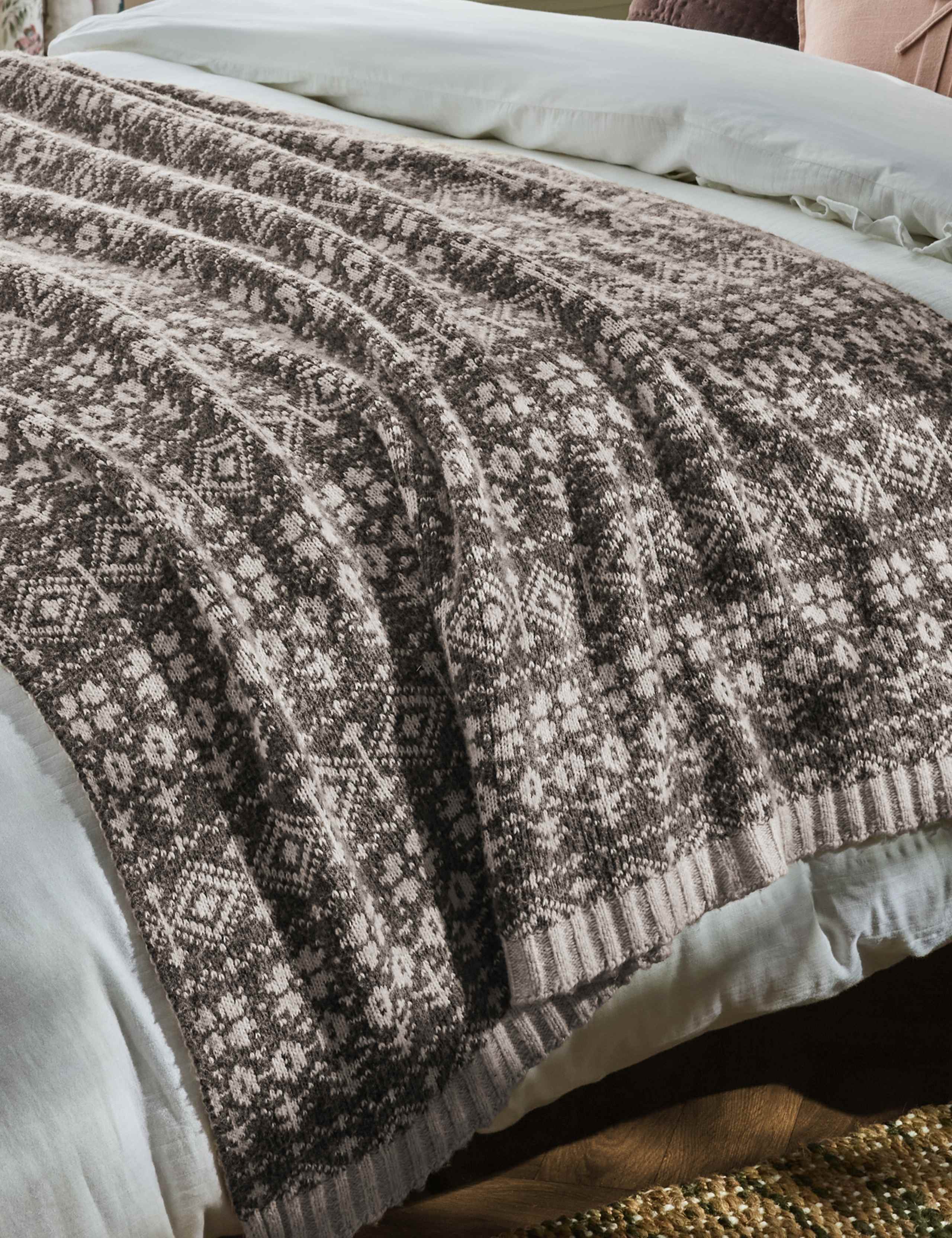Selsey Fair Isle Throw 1 of 5