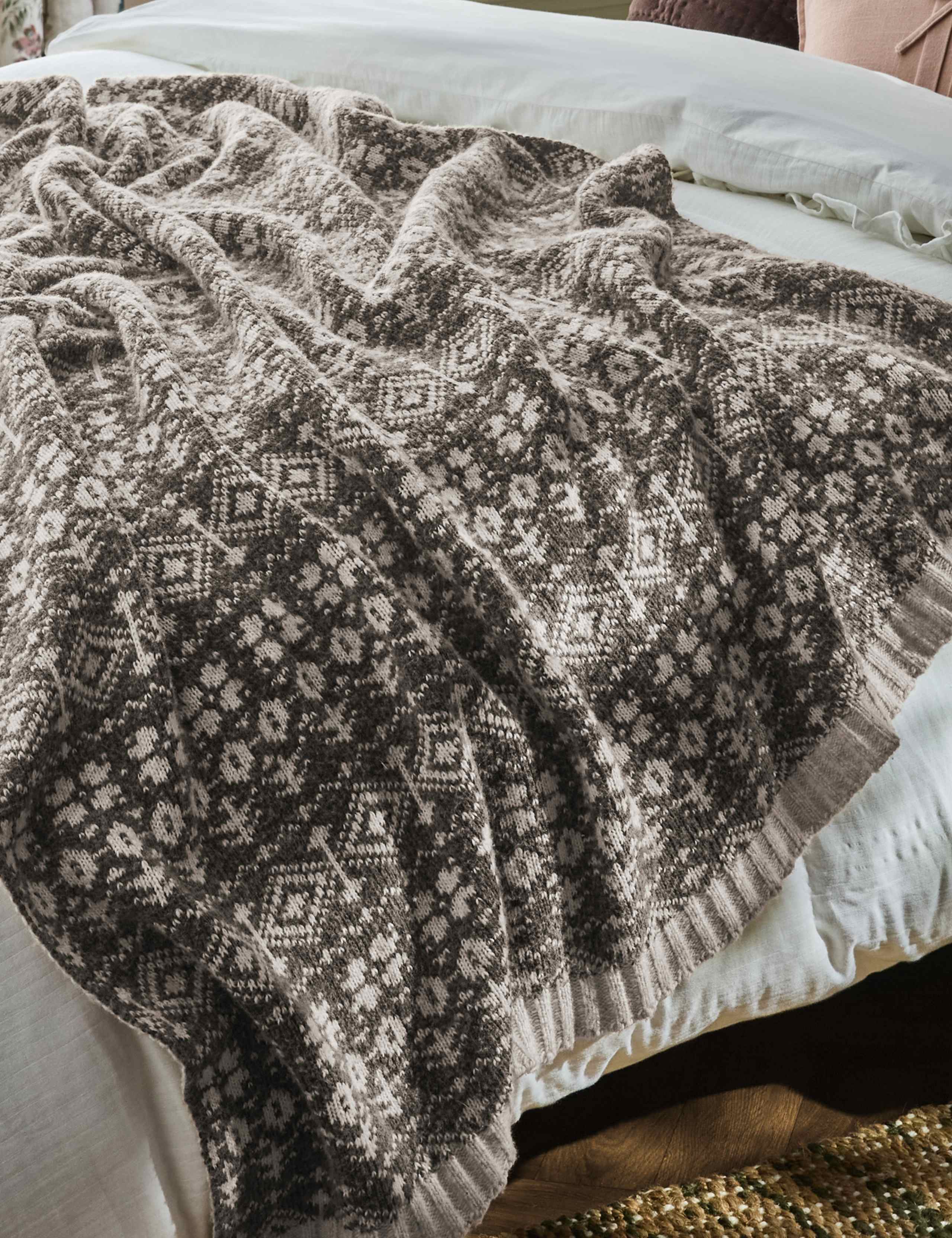 Selsey Fair Isle Throw 3 of 5
