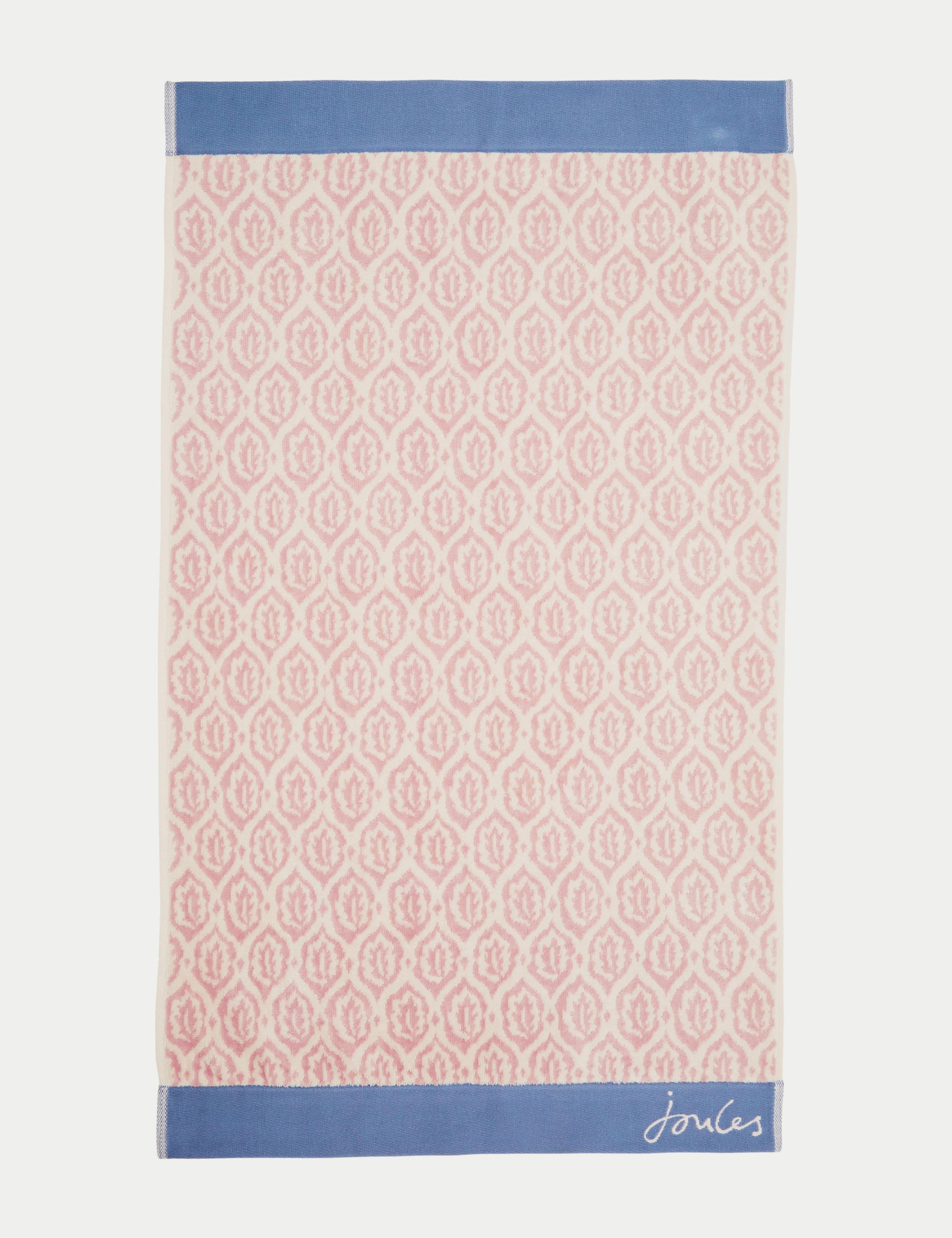 Pure Cotton Leaf Trellis Geometric Towel 2 of 2