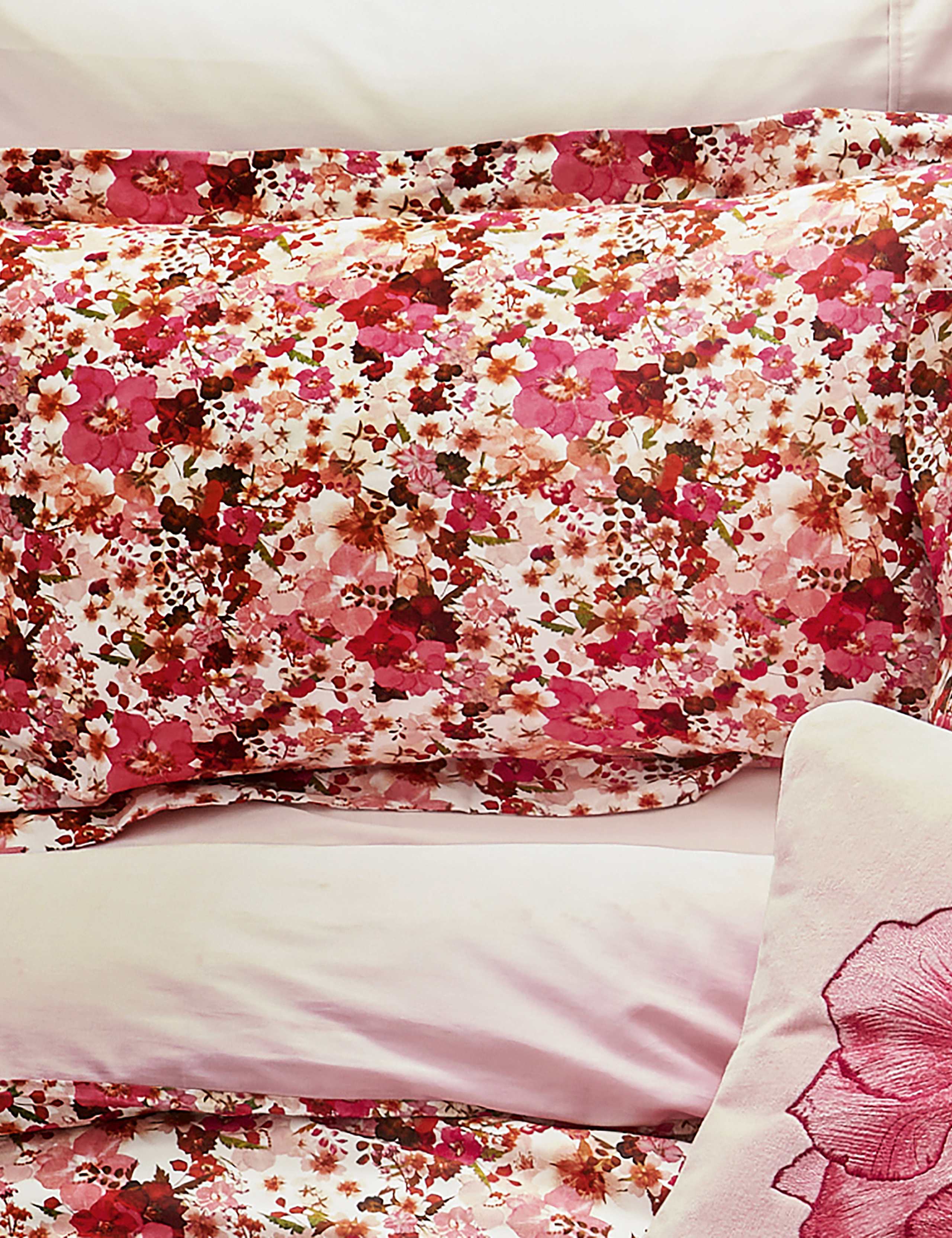 Pure Cotton Pressed Flowers Bedding Set 3 of 5