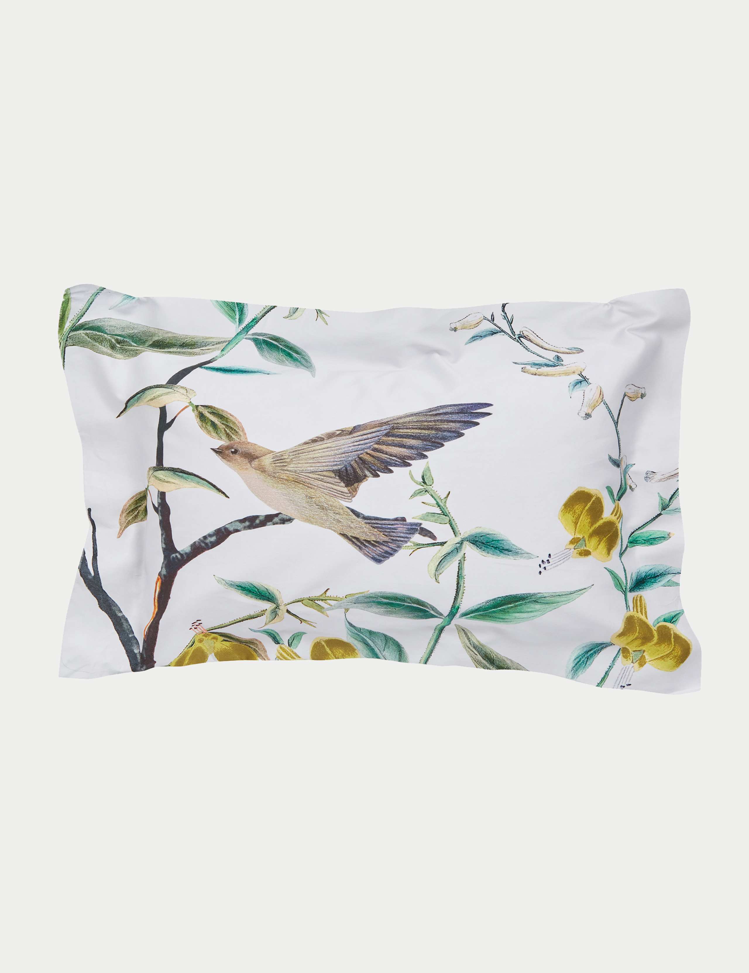 Pure Cotton Botanical Birds Bedding Set 2 of 4