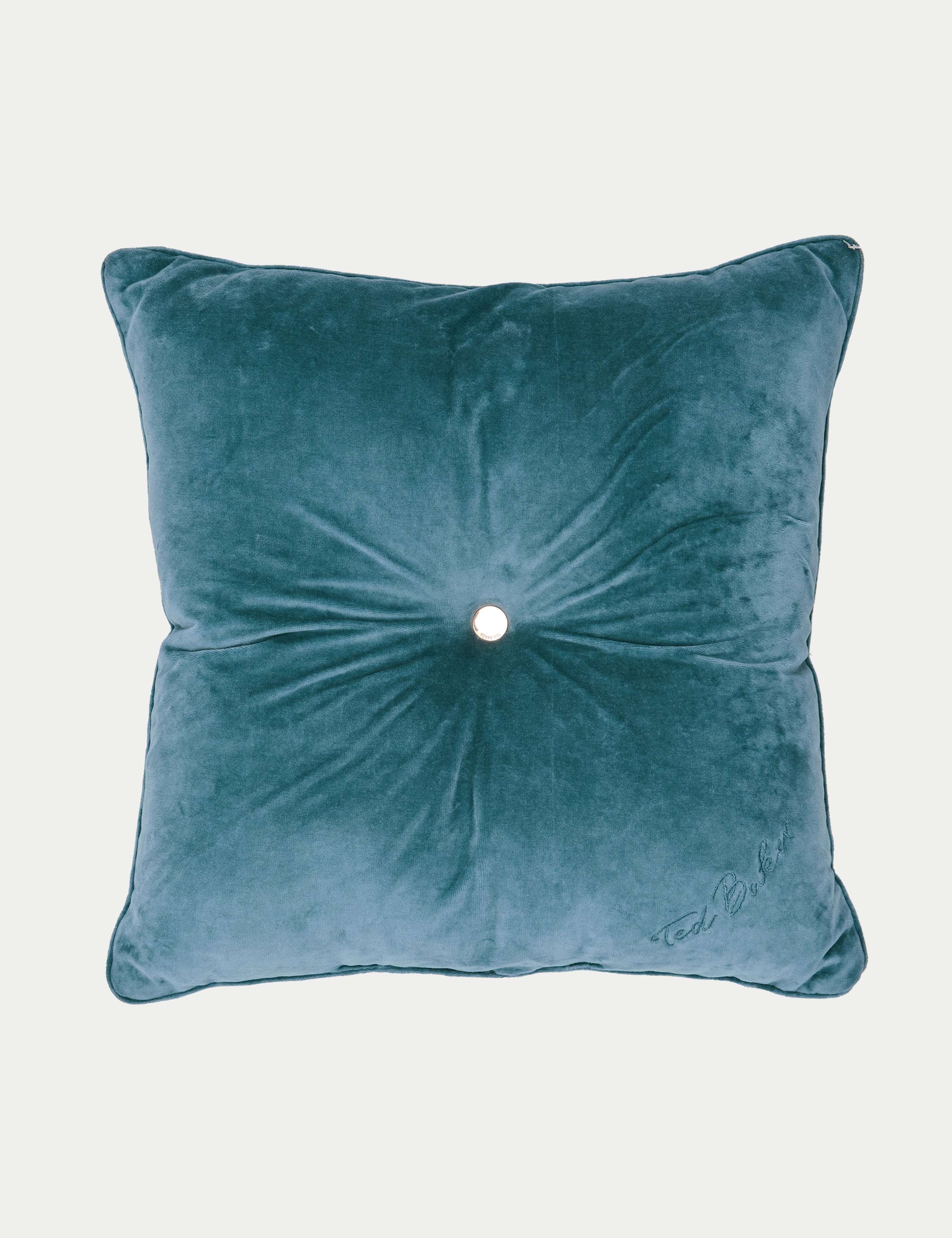 Velvet Embellished Cushion 1 of 1