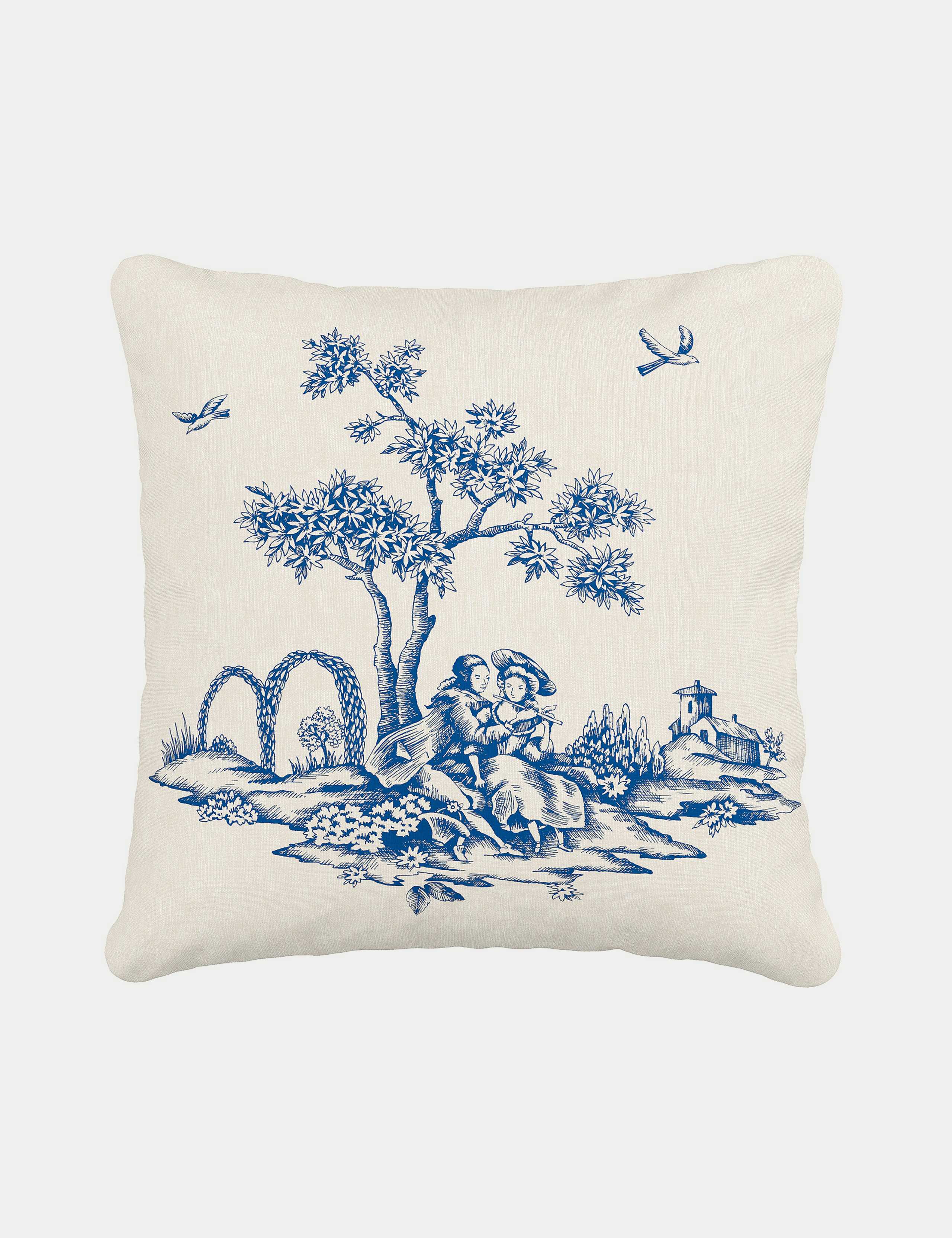Pure Cotton Enchanted Garden Cushion 1 of 2