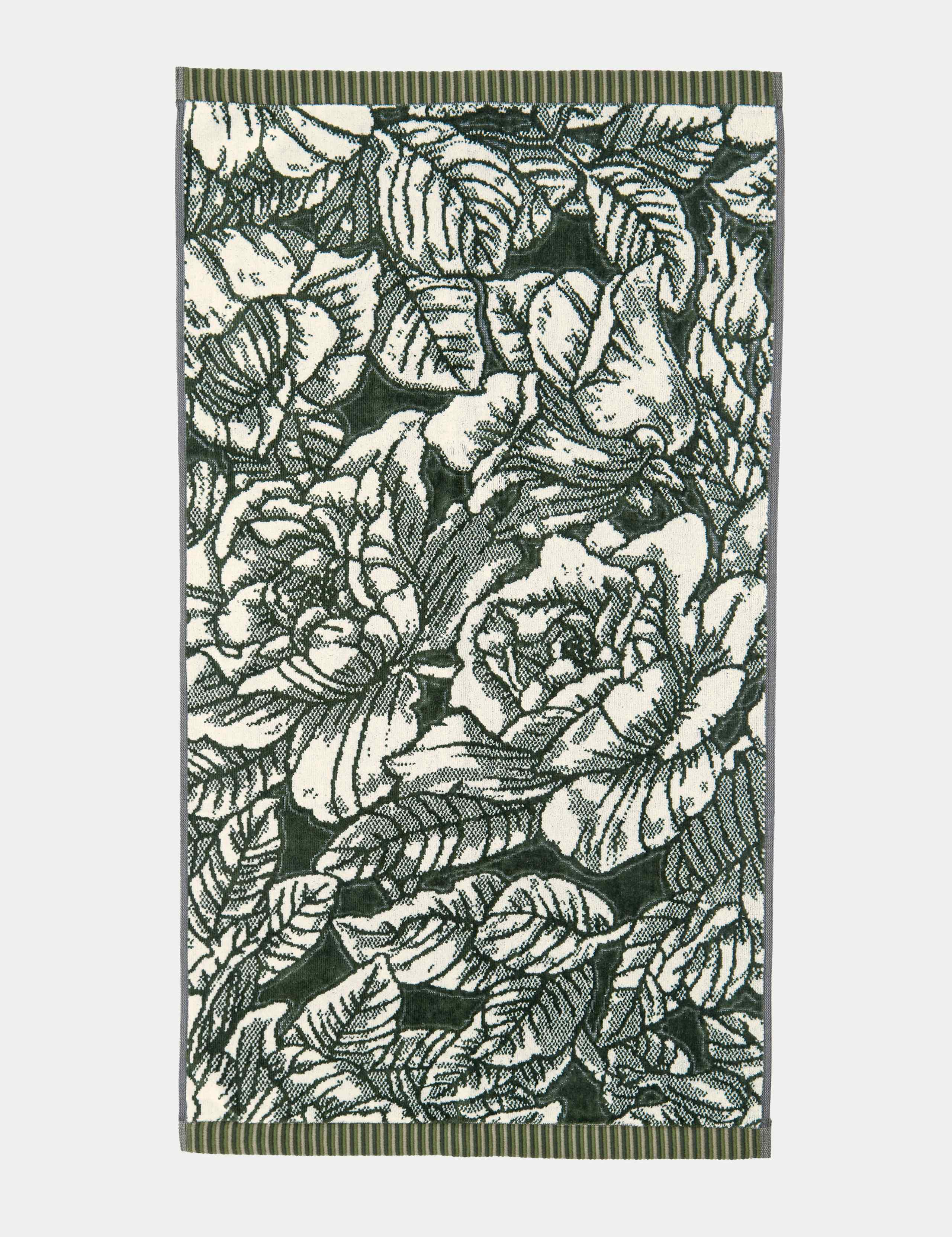 Pure Cotton Hibiscus Floral Towel 2 of 2