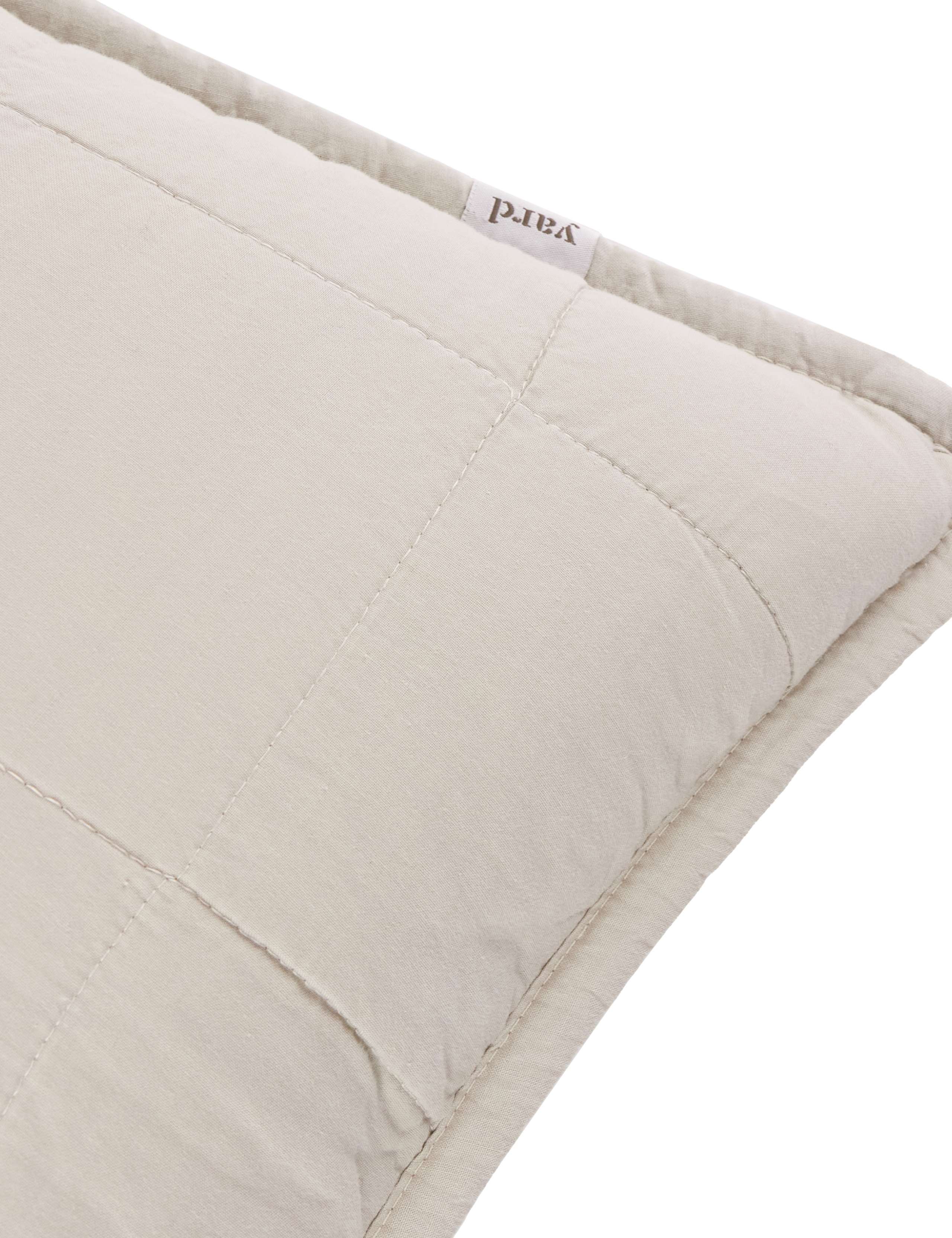Hebden Quilted Cotton Cushion 3 of 4