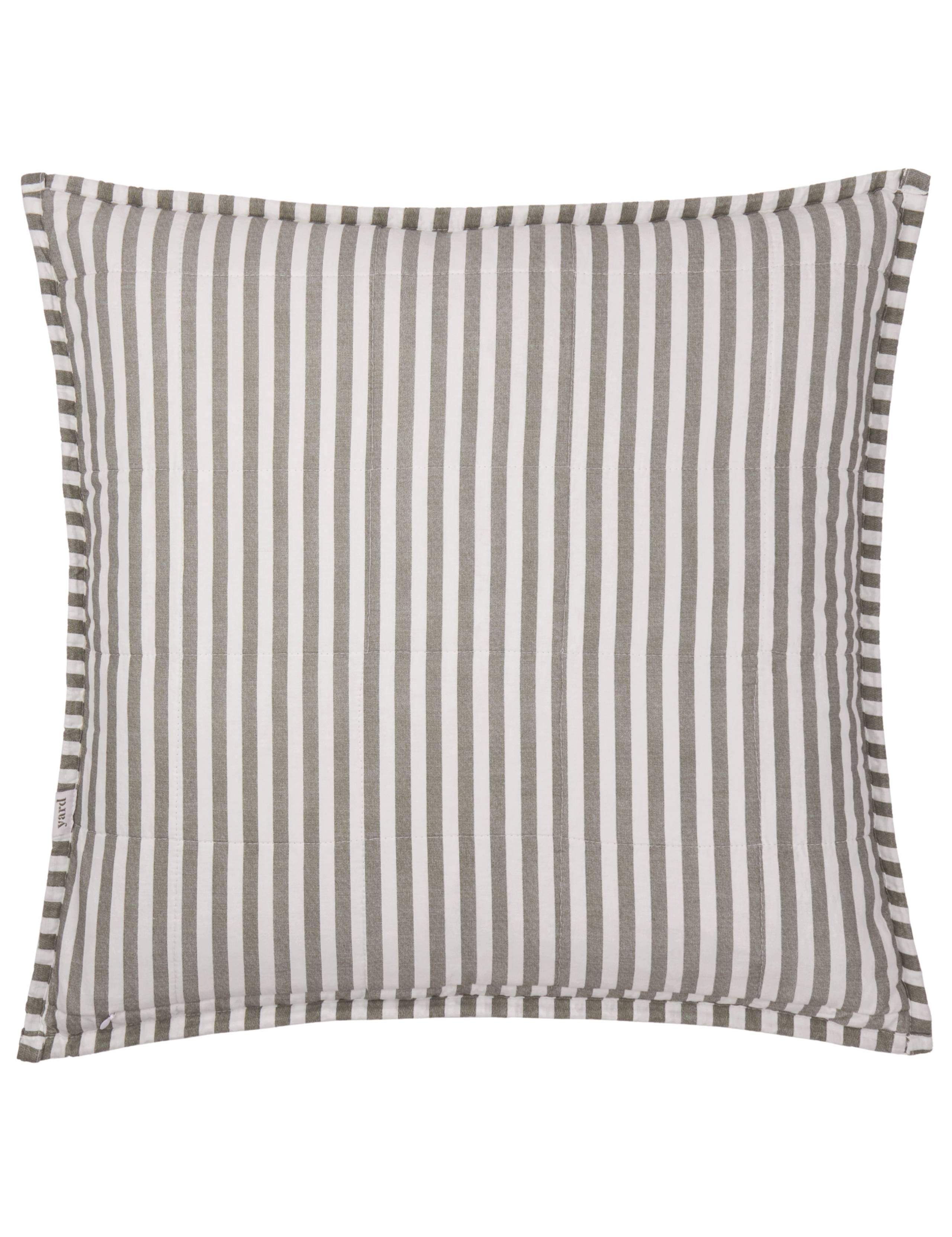 Hebden Striped Cotton Cushion 2 of 6
