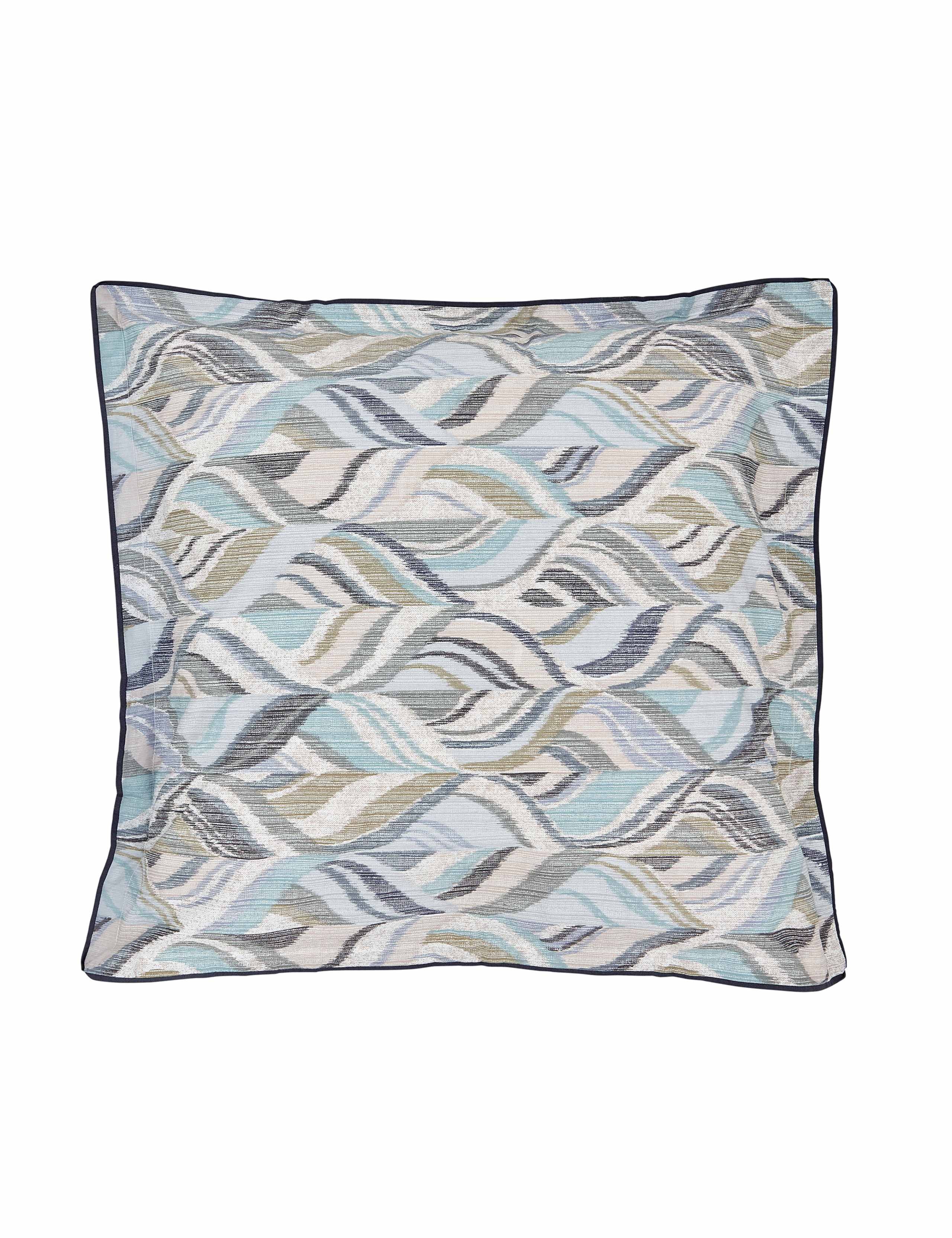 2 Pack Pure Cotton Rayanne Square Pillowcases 1 of 2