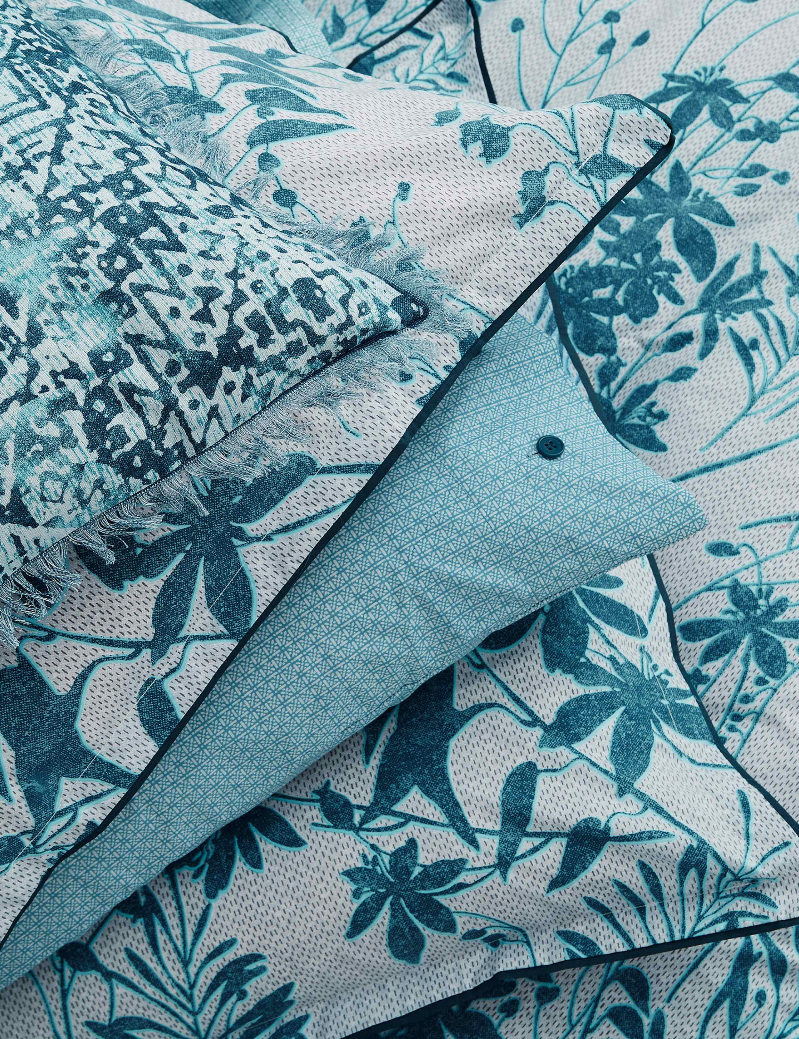 2 Pack Pure Cotton Mieko Square Pillowcases 3 of 3