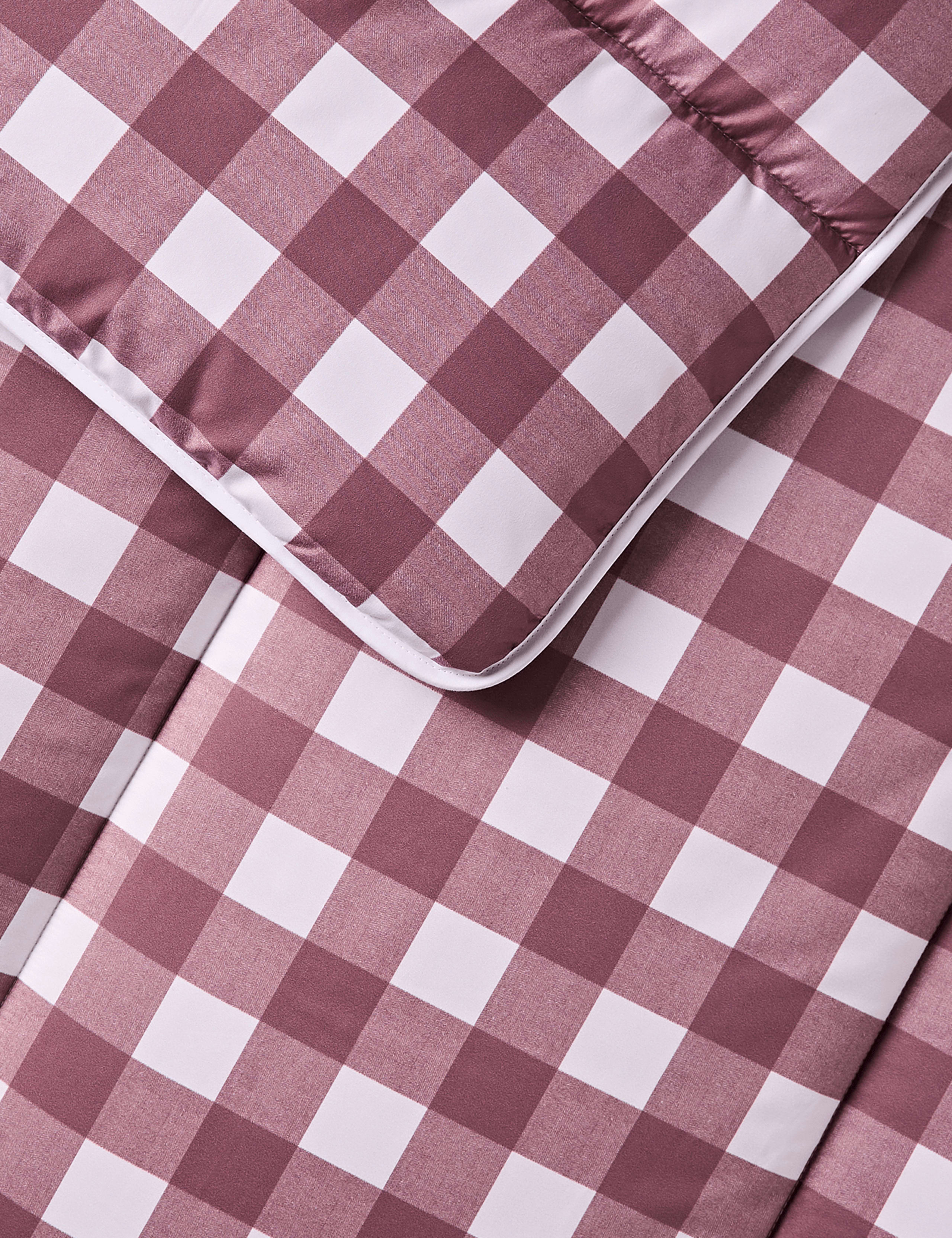 Gingham Checked 10.5 Tog Coverless Duvet & Pillowcase Set 2 of 6
