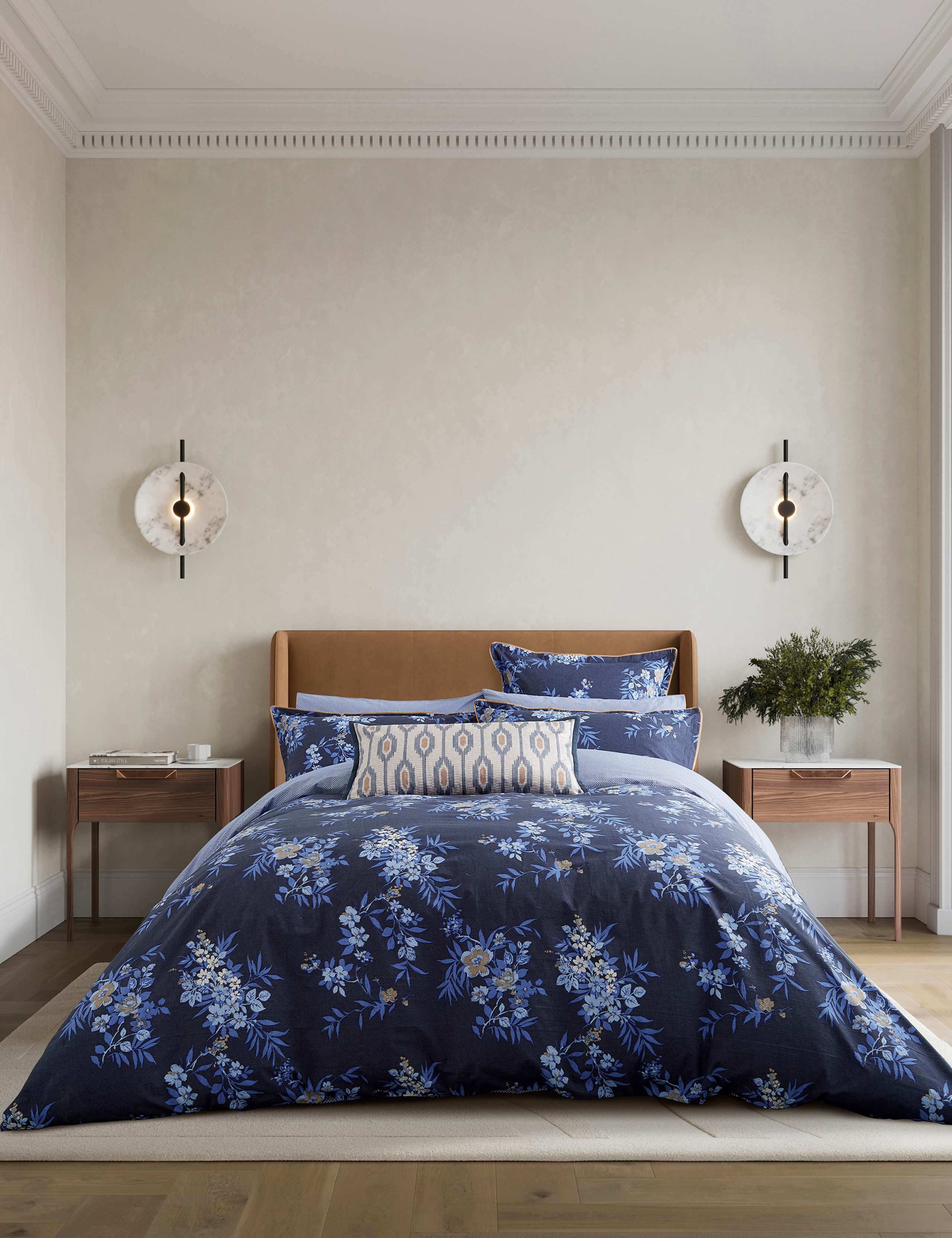 2 Pack Pure Cotton Nahla Pillowcases 1 of 3