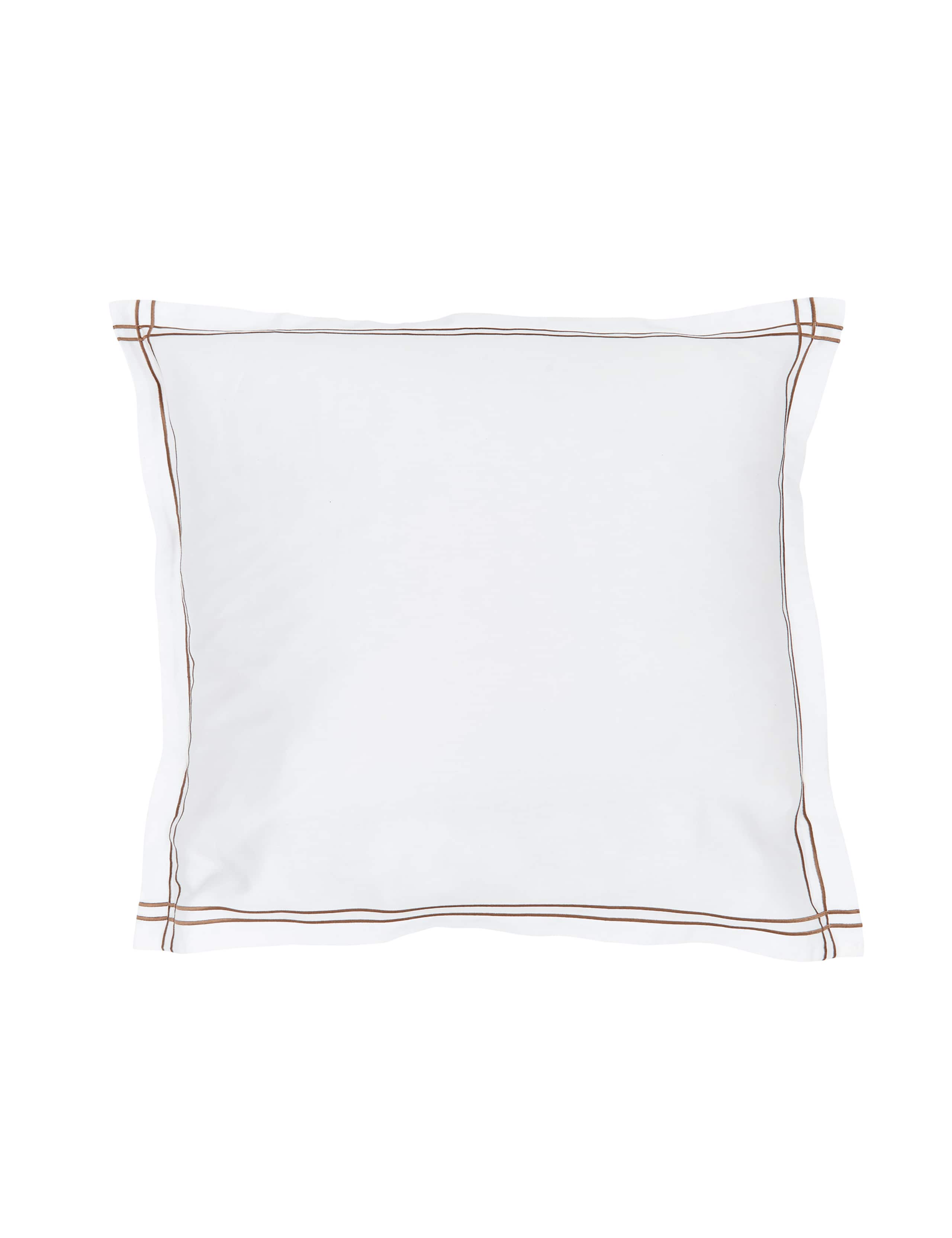 2 Pack Pure Cotton Zenda Square Pillowcases 2 of 3