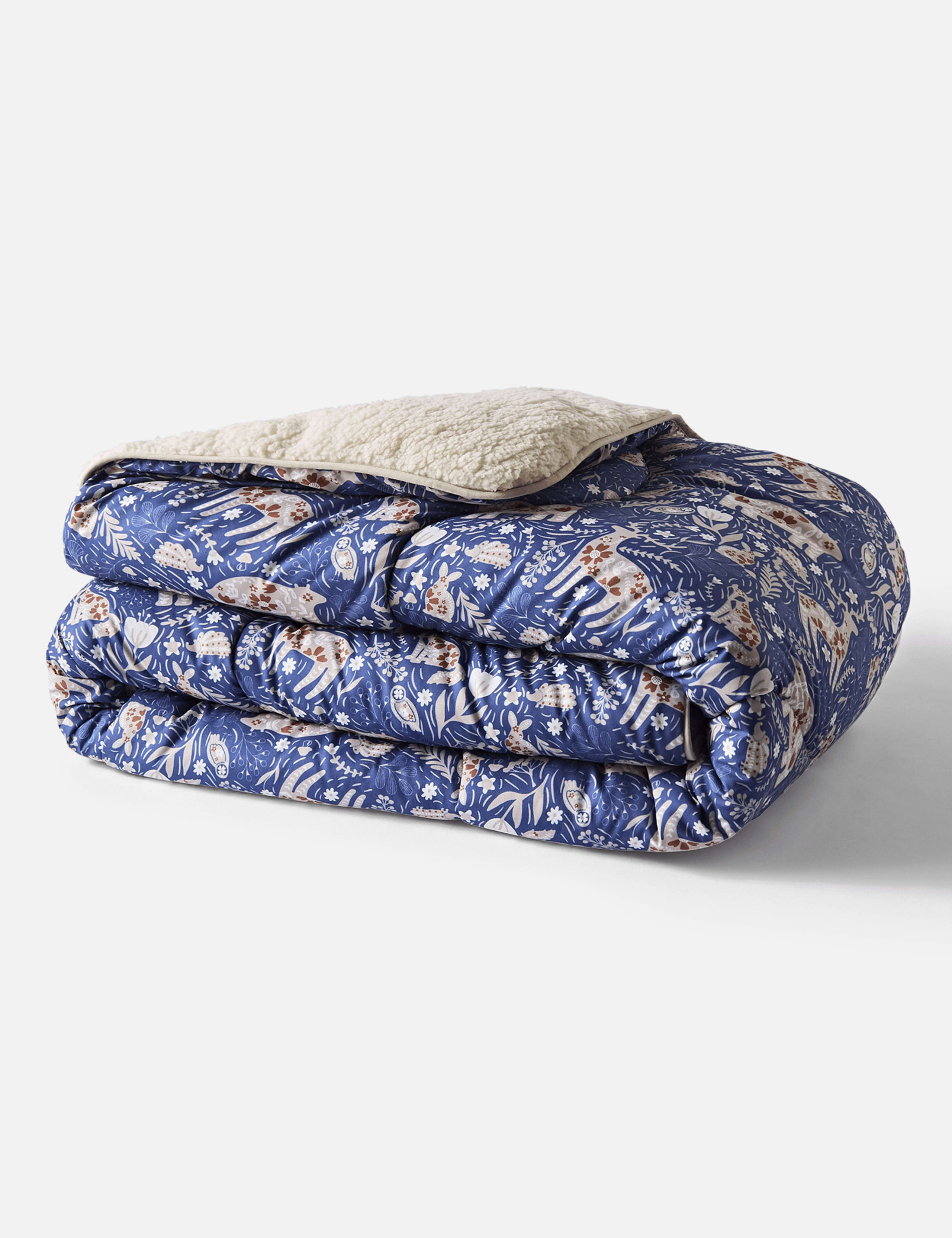 Wood Creatures Sherpa Fleece 9 Tog Throw 3 of 3