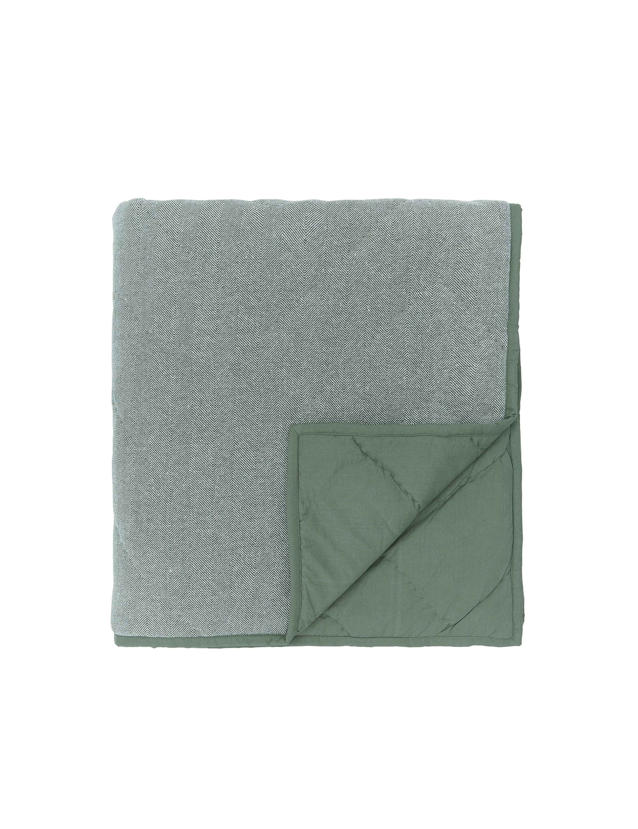Elswyth Herringbone Quilted Throw 2 of 4