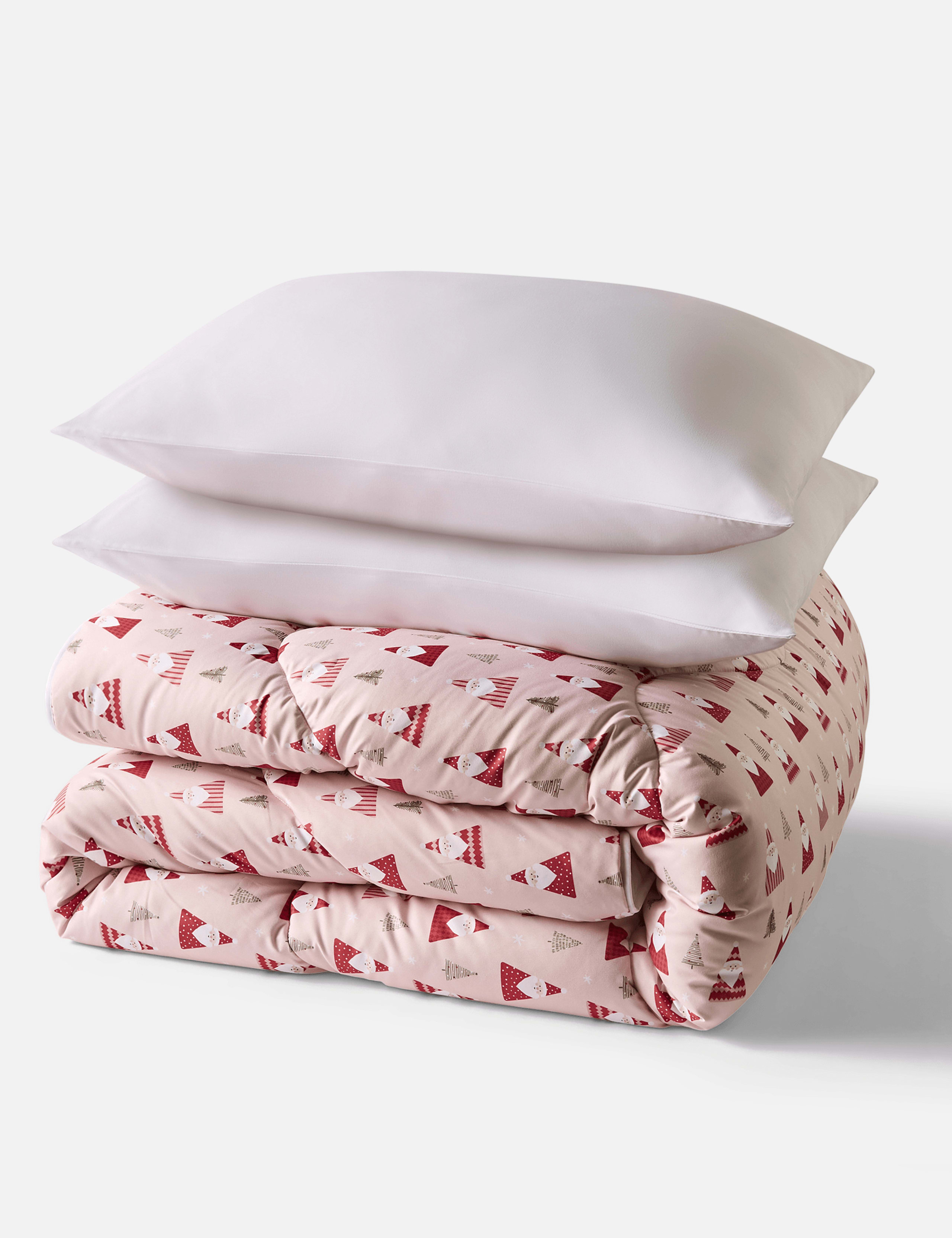 Santa Printed 10.5 Tog Coverless Duvet Set 3 of 6