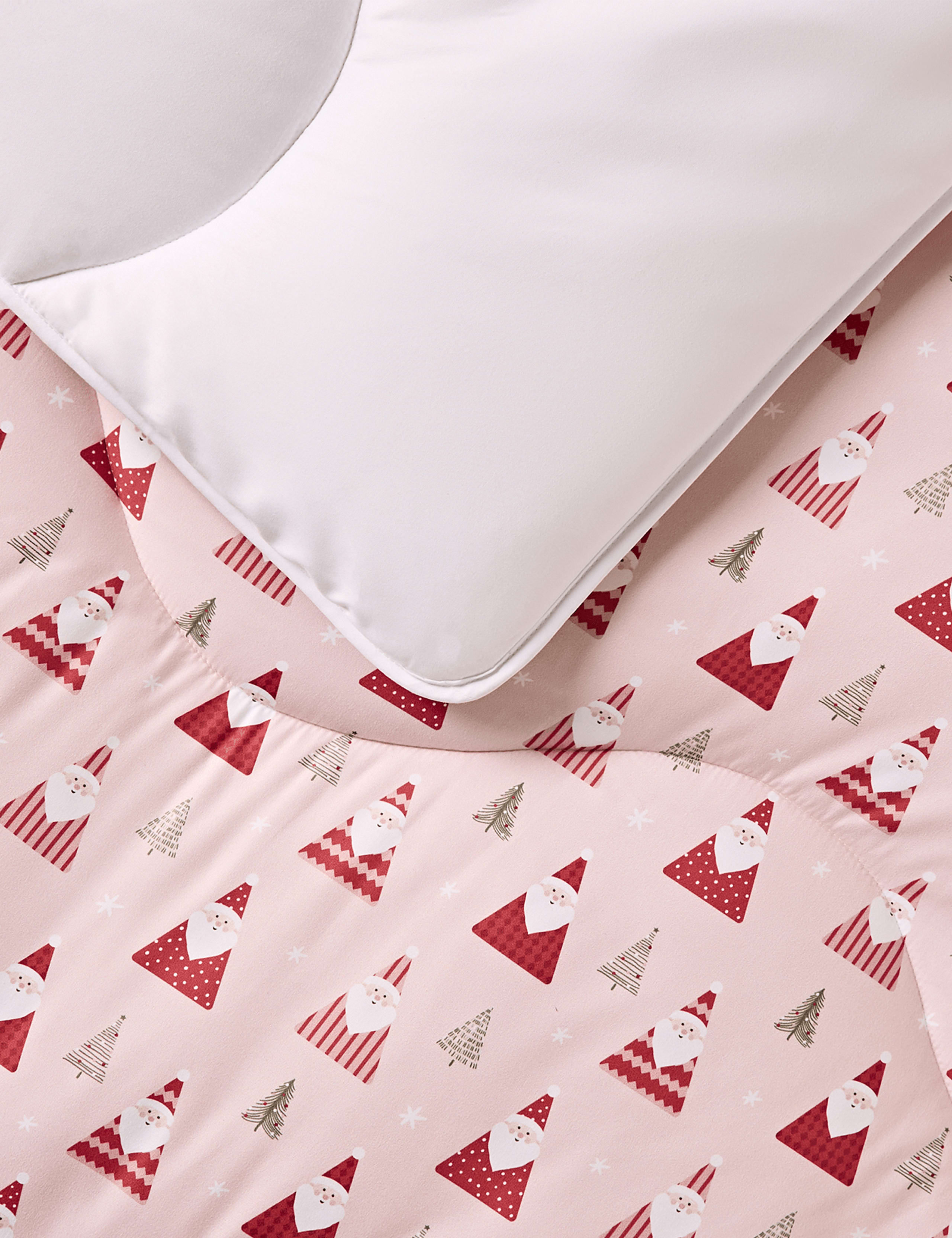 Santa Printed 10.5 Tog Coverless Duvet Set 4 of 6